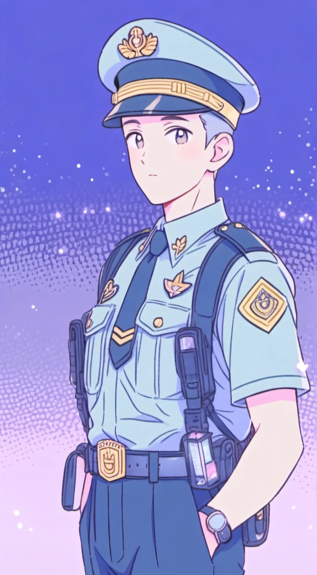 ai character: Security  background