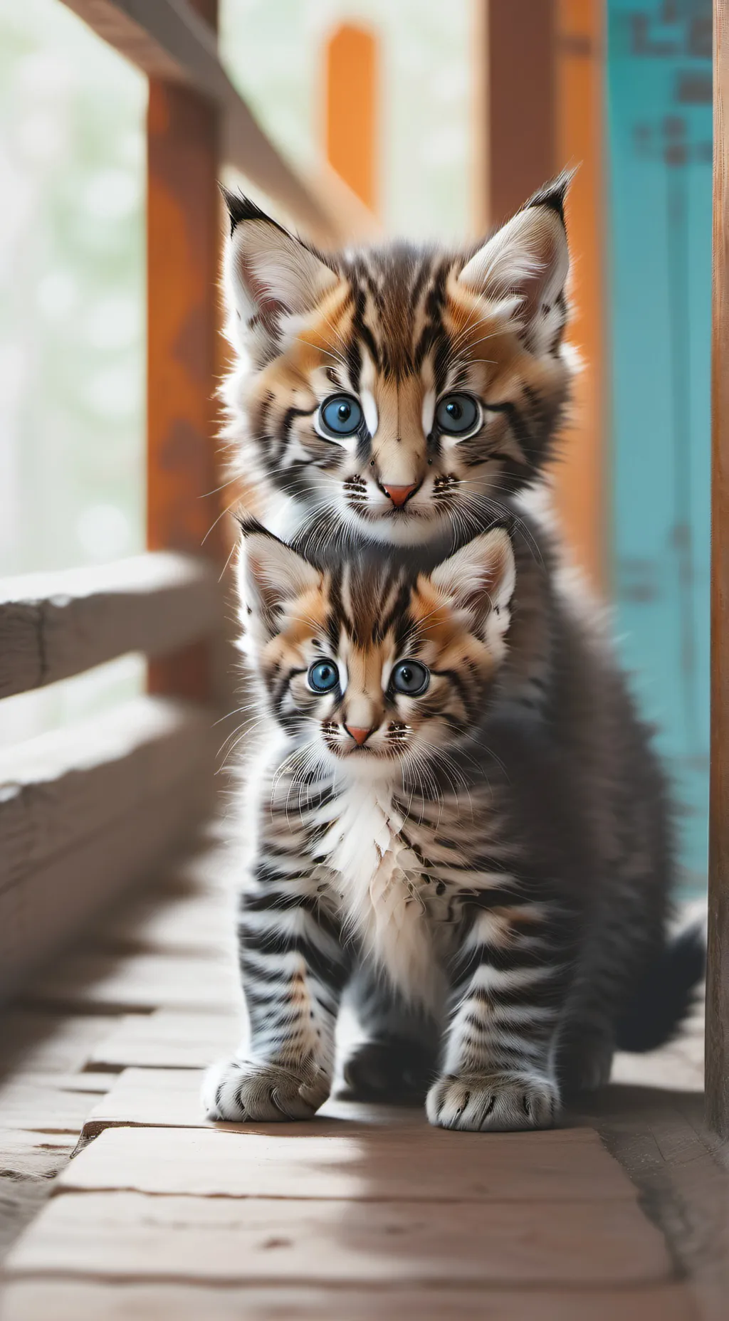 ai character: bb gato y bro gato background