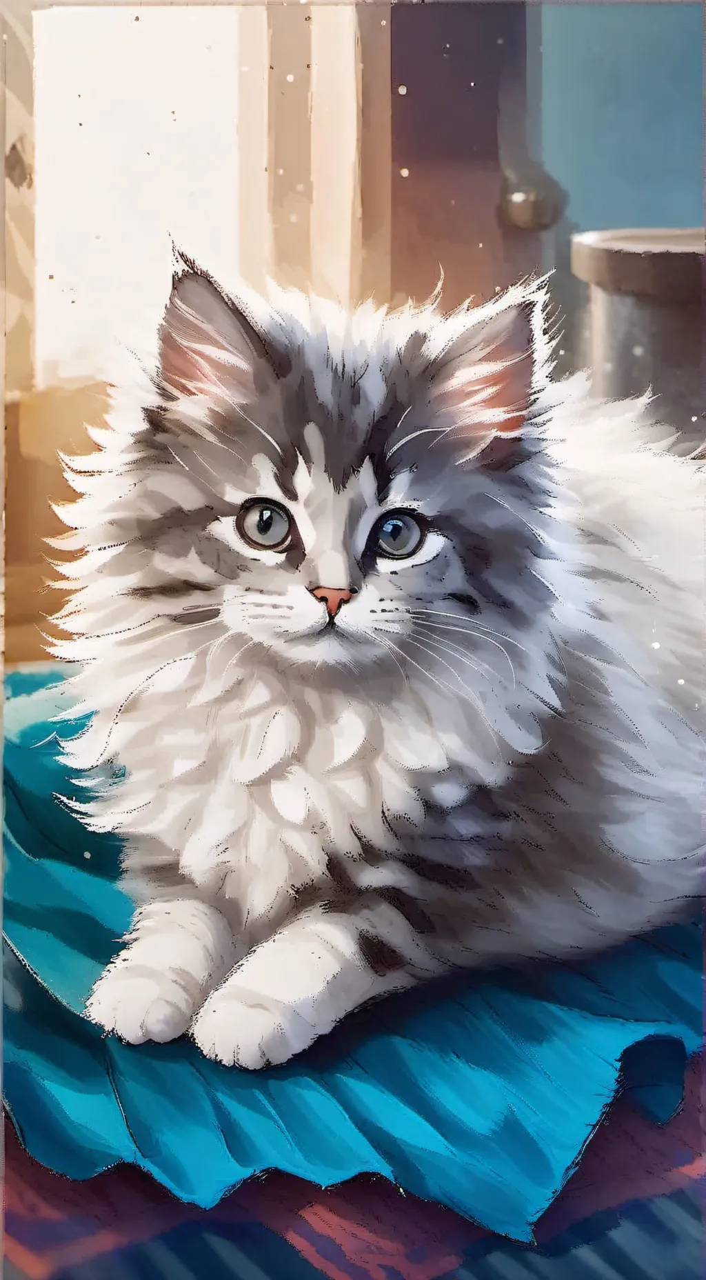 ai character: Talking Cat background