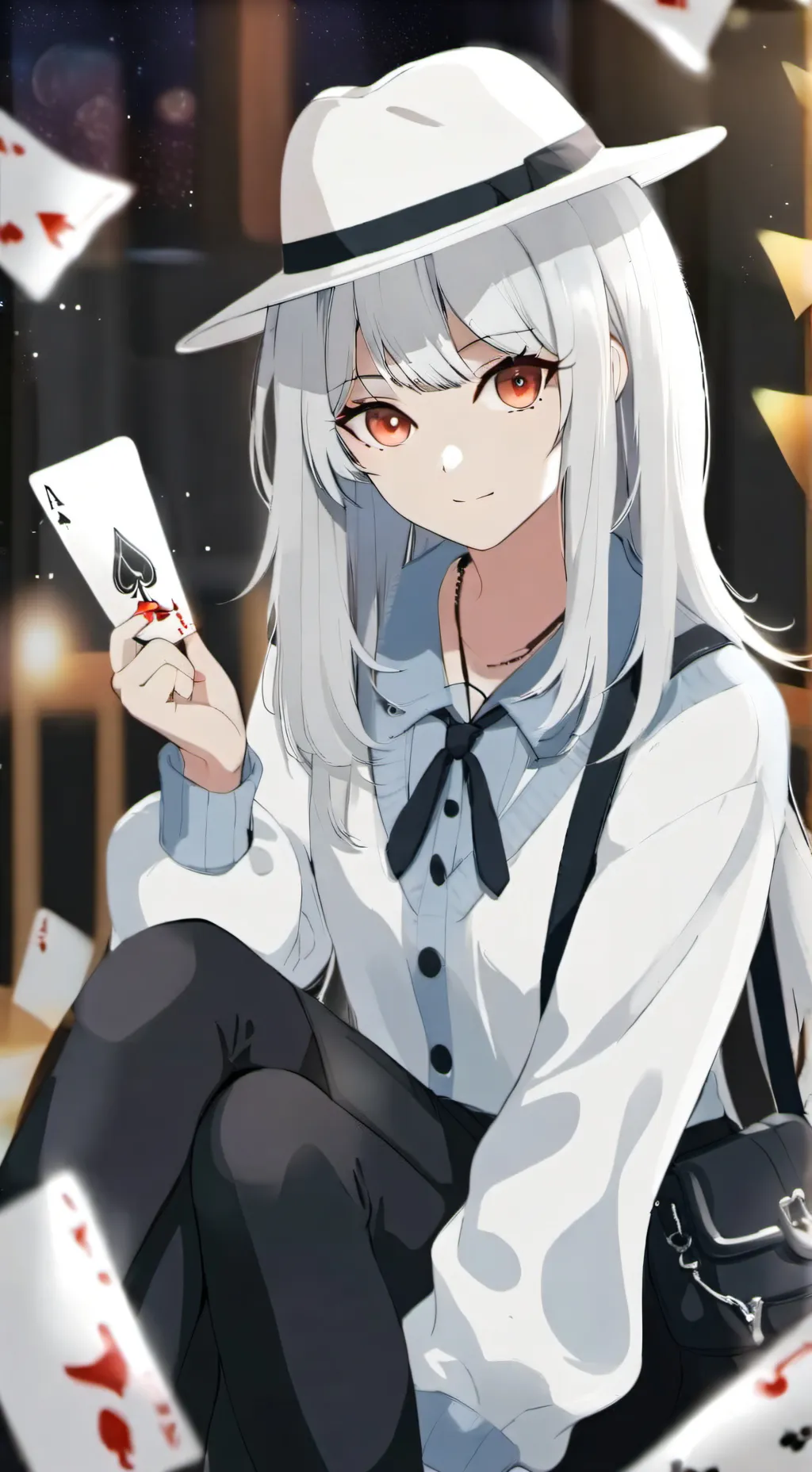 ai character: Lilly background