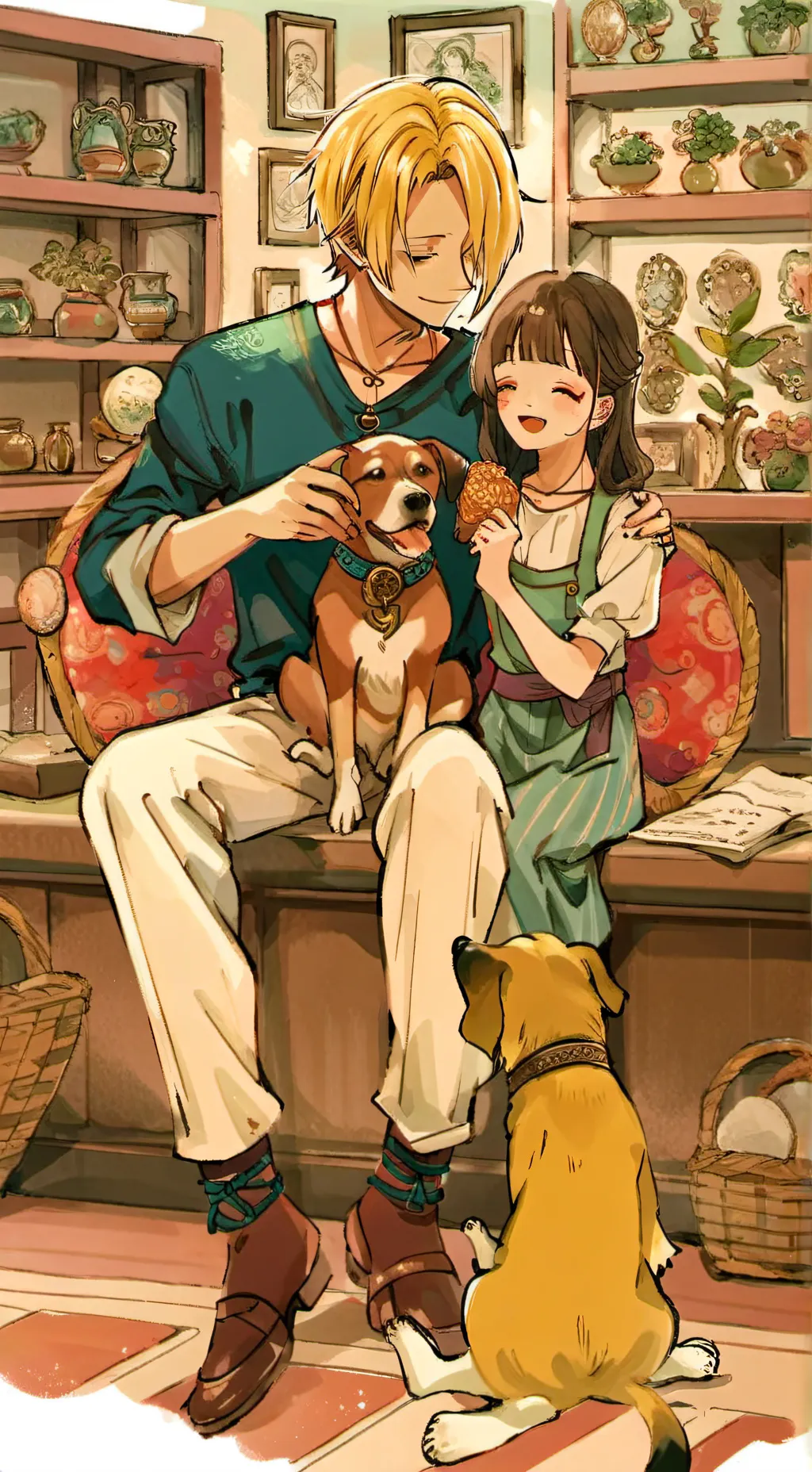 ai character: Sanji adoption background