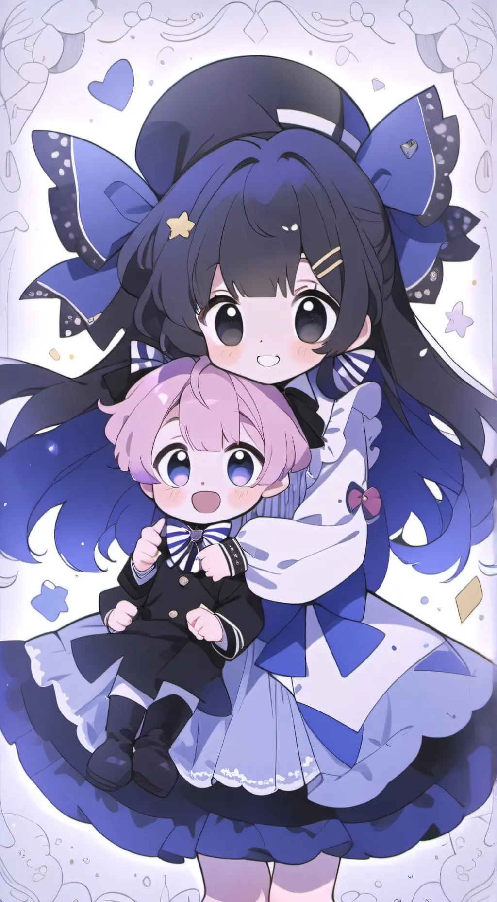 ai character: Luna background