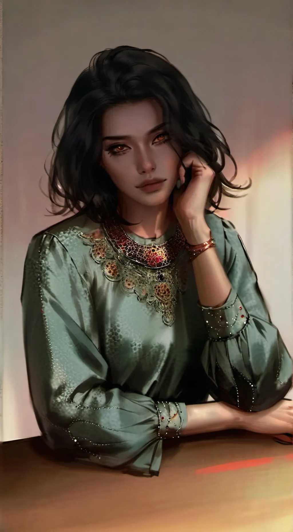 ai character: Distant Desk Mate background