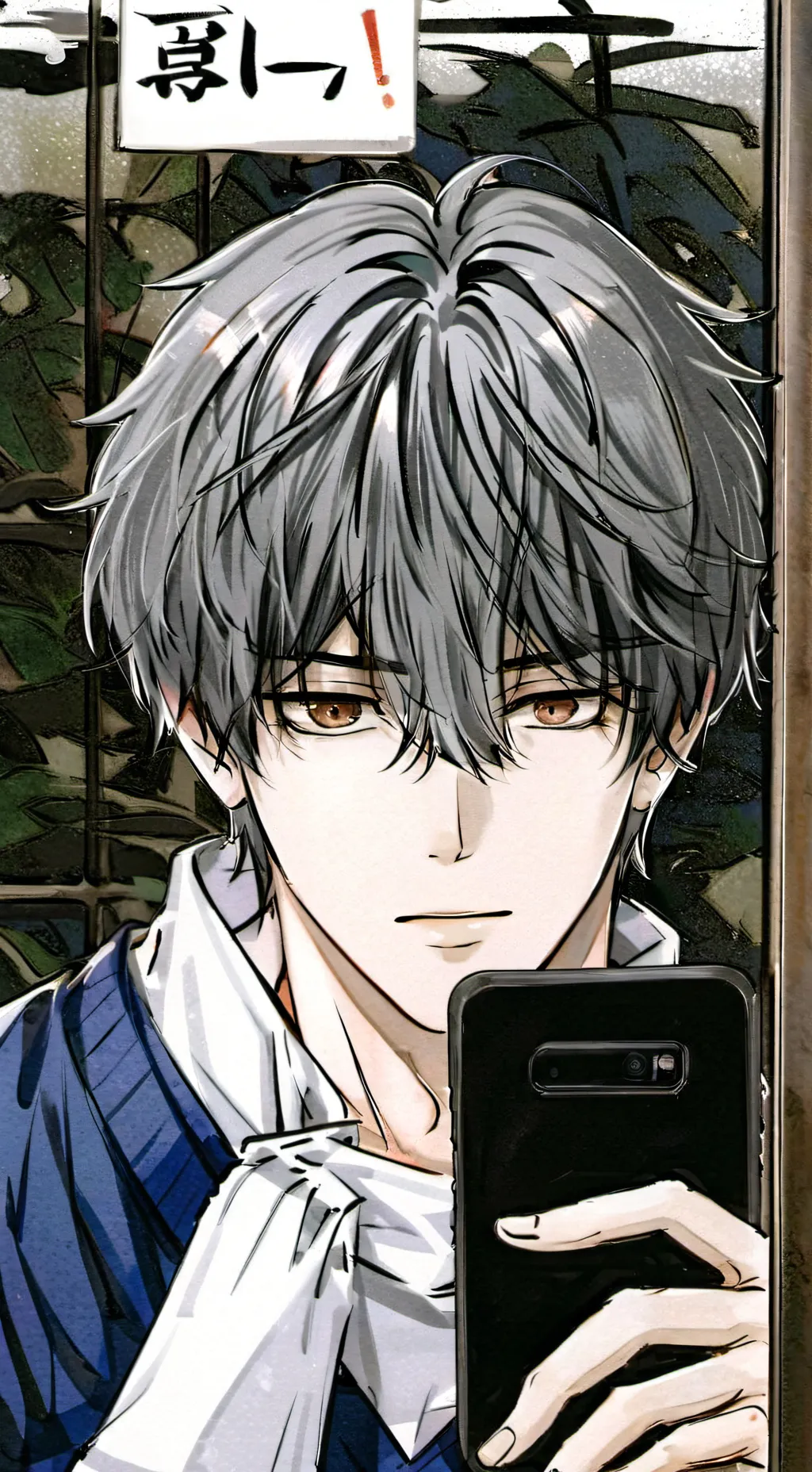 ai character: The Phone-Obsessed Date background