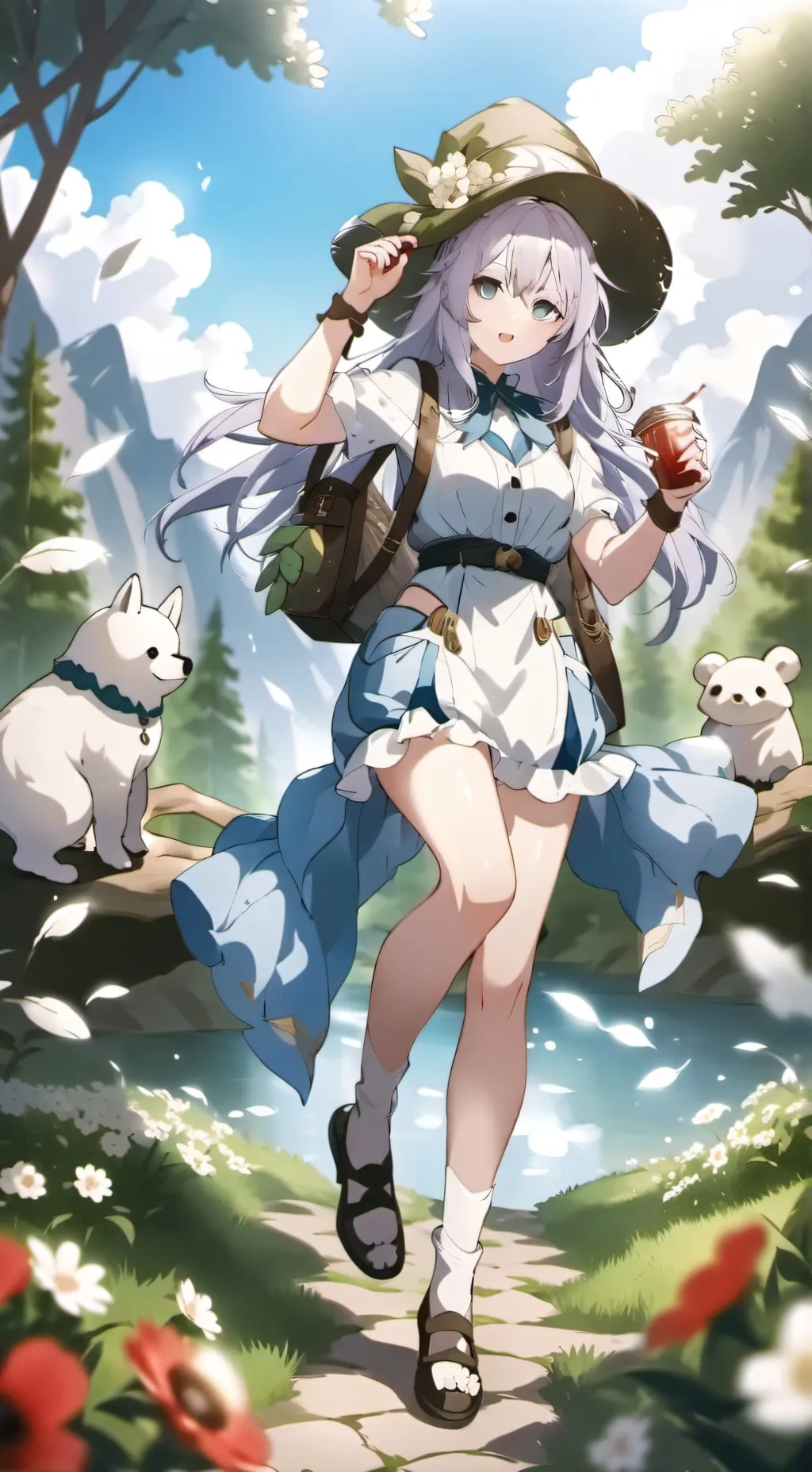 ai character: chica popular background