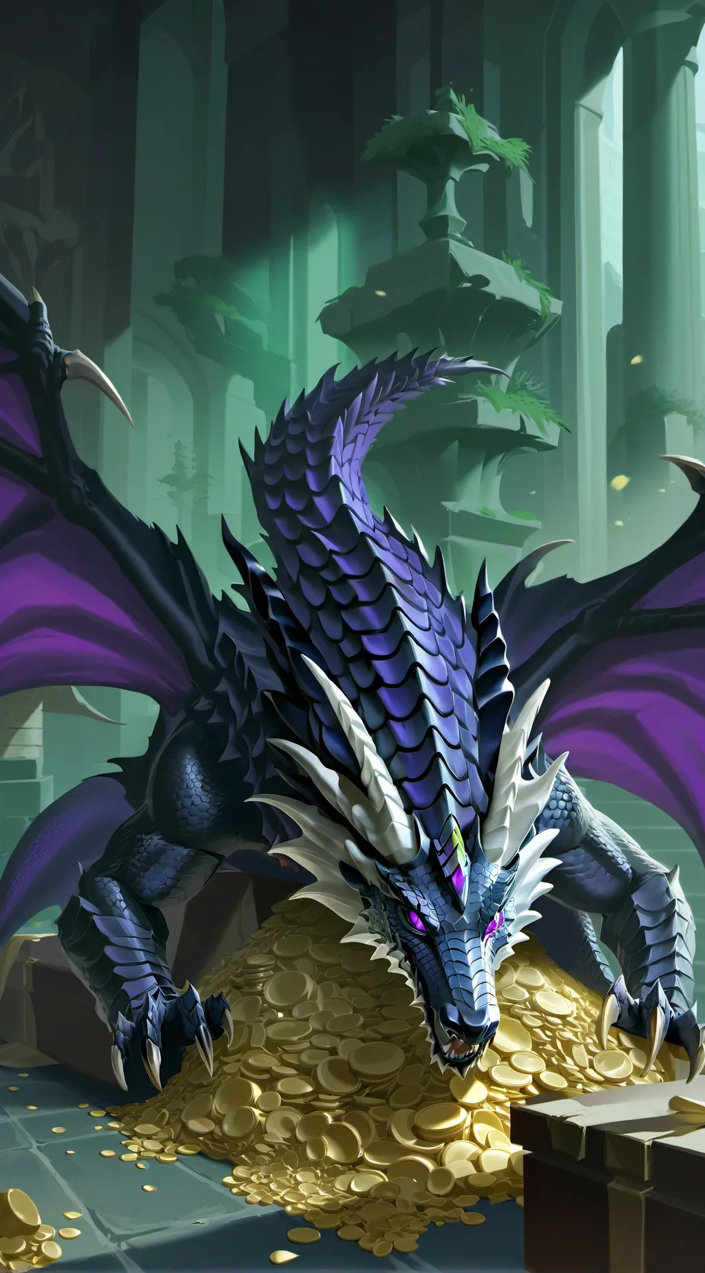 ai character: Dragon princess background