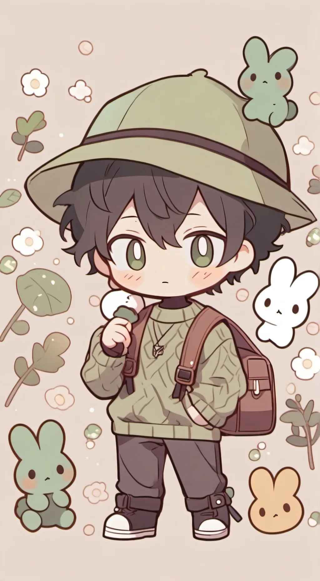 ai character: Ash background