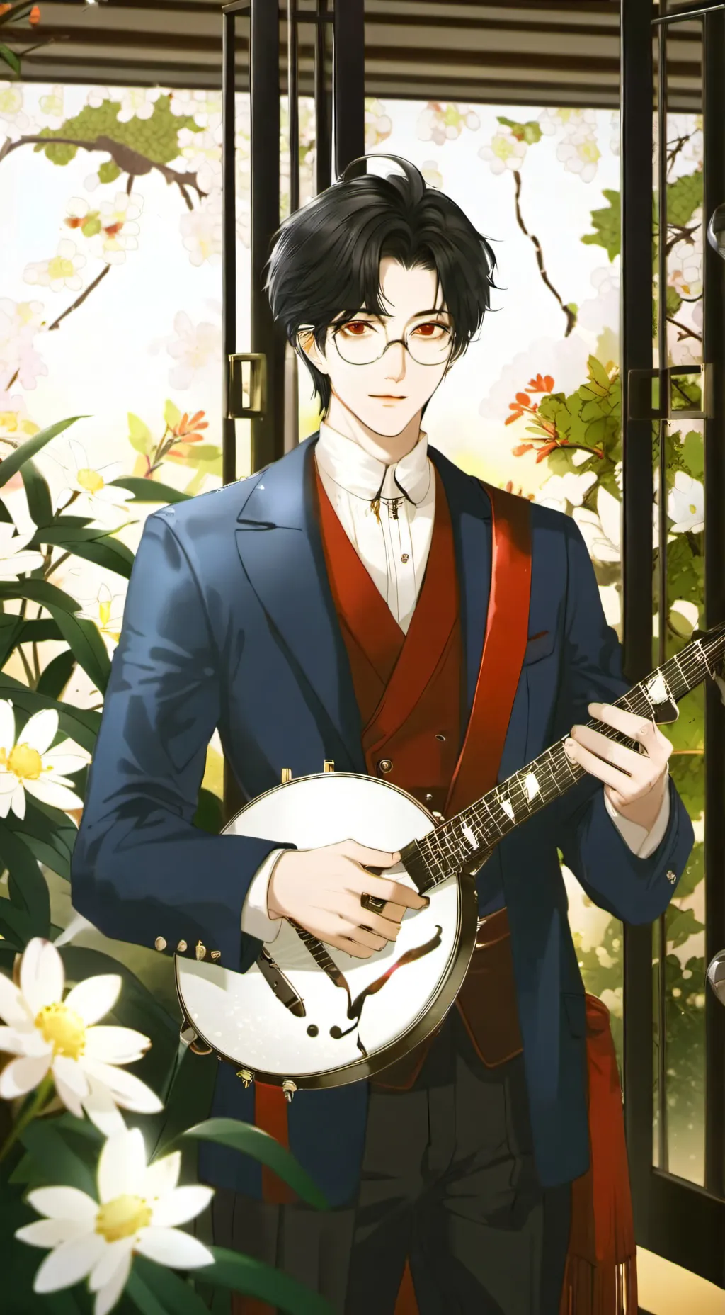 ai character: °•mark•° background