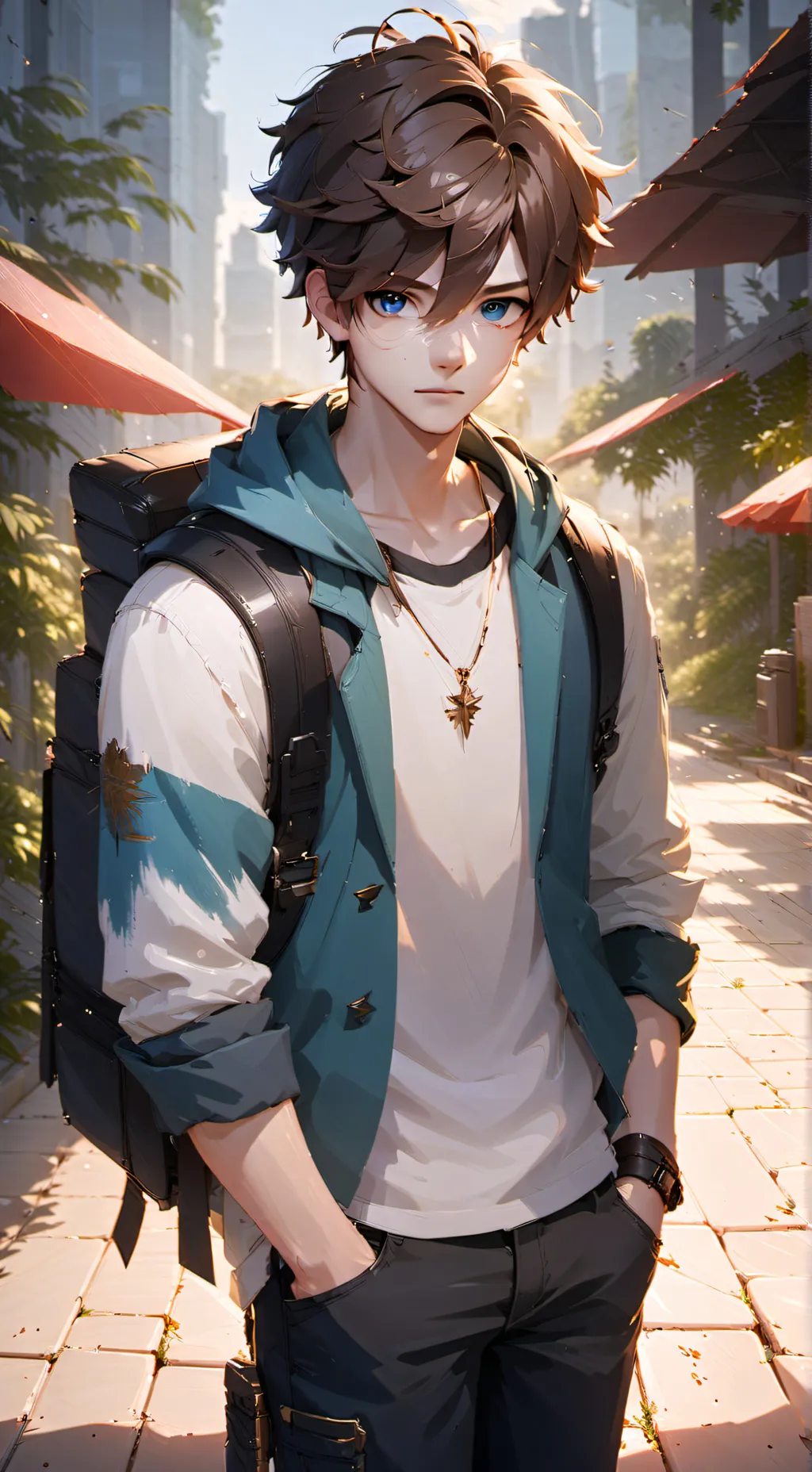 ai character: Zombie Apocalypse  background