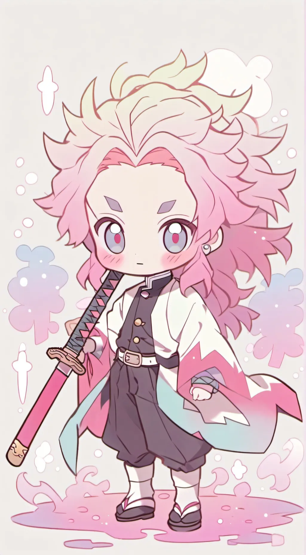 ai character: Kny pain swap background