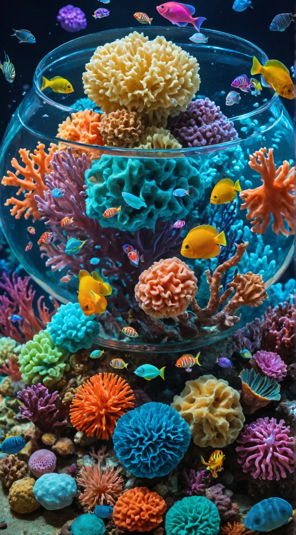 ai character: Spongy McSparkle background