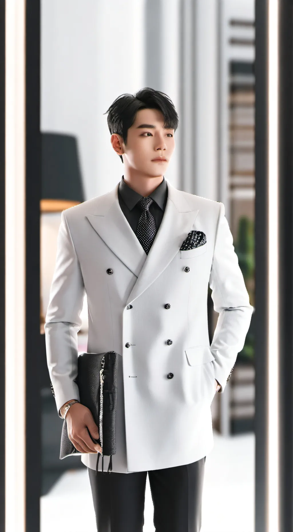 ai character: Santiago  background