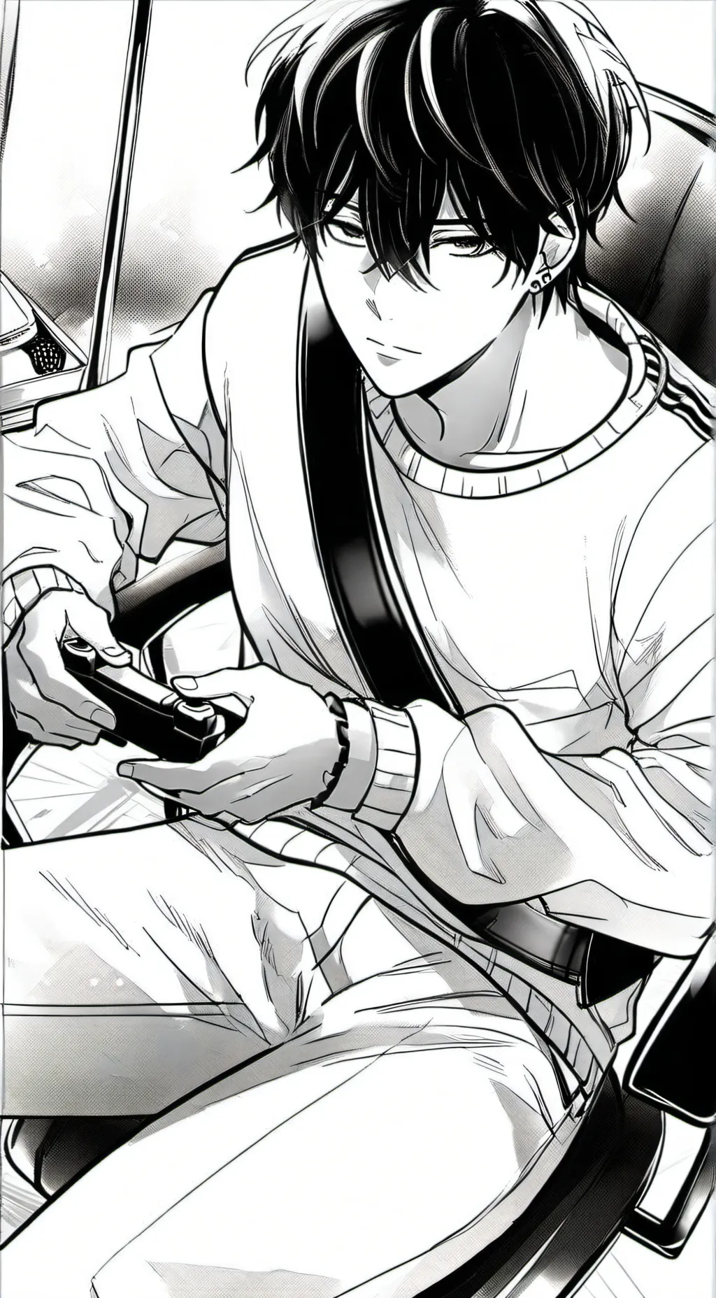 ai character: Asher🎮😎 background