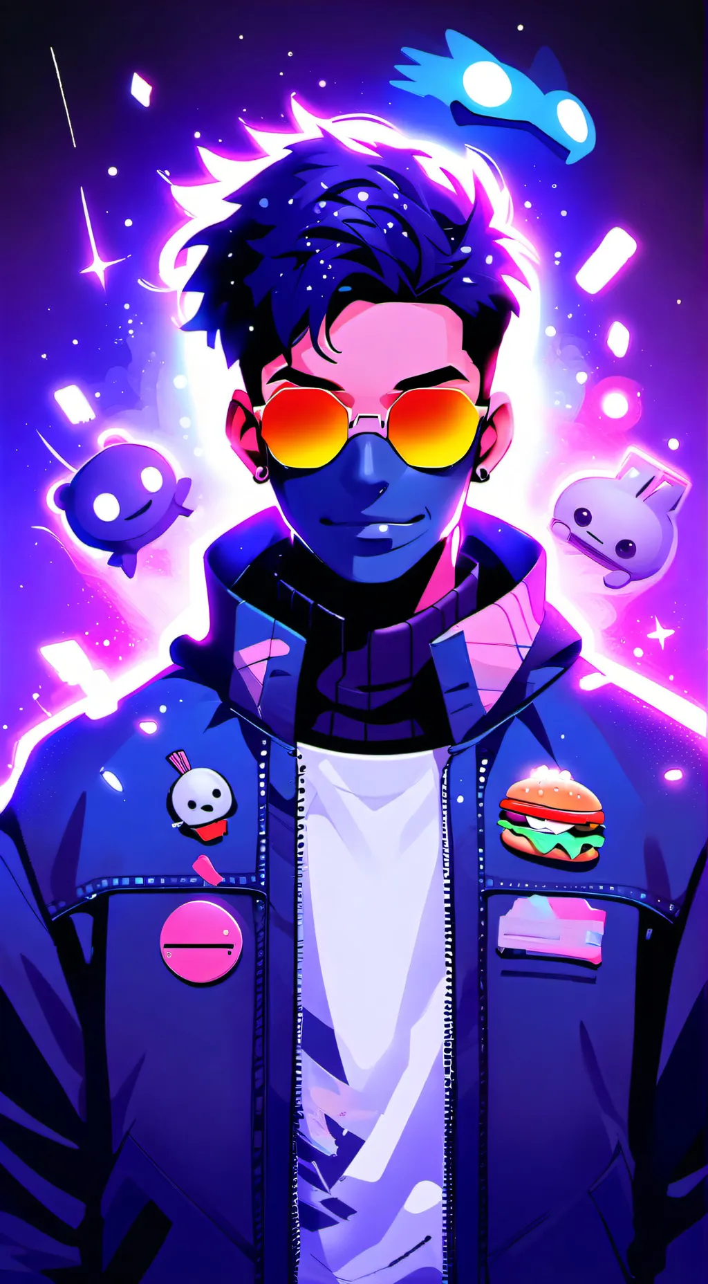 ai character: 007e7 background