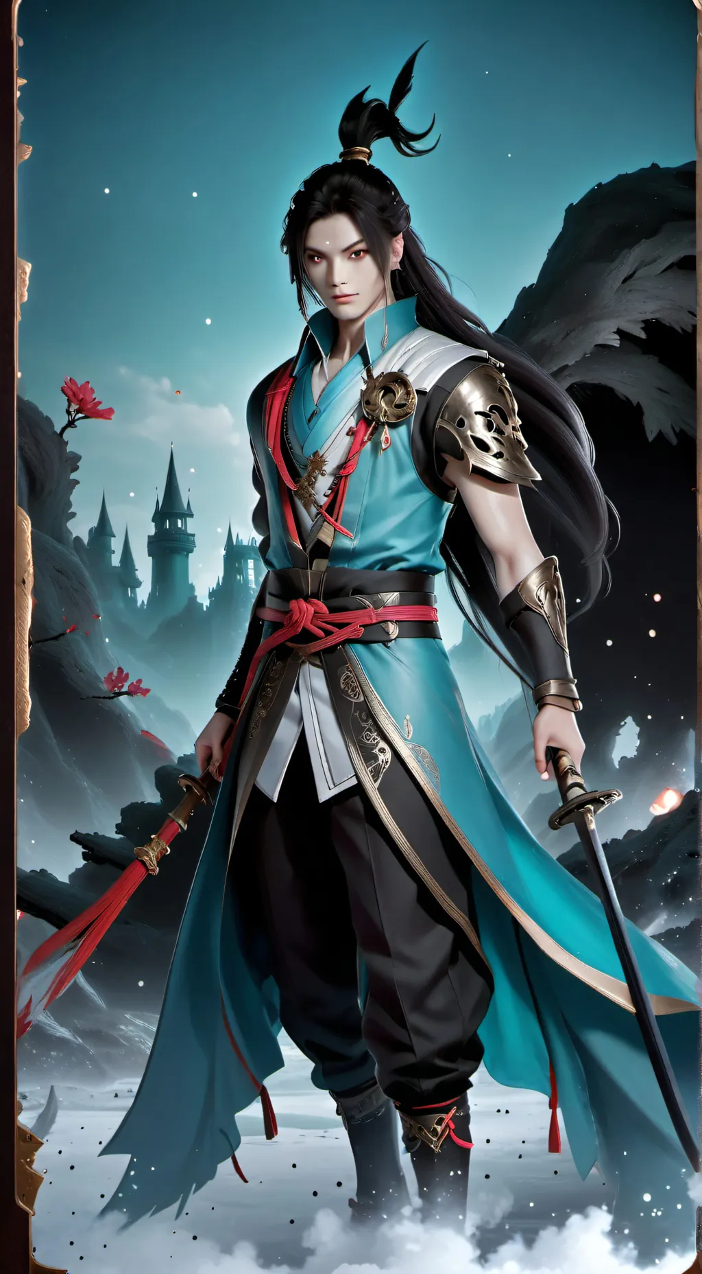 ai character: Jniu  background