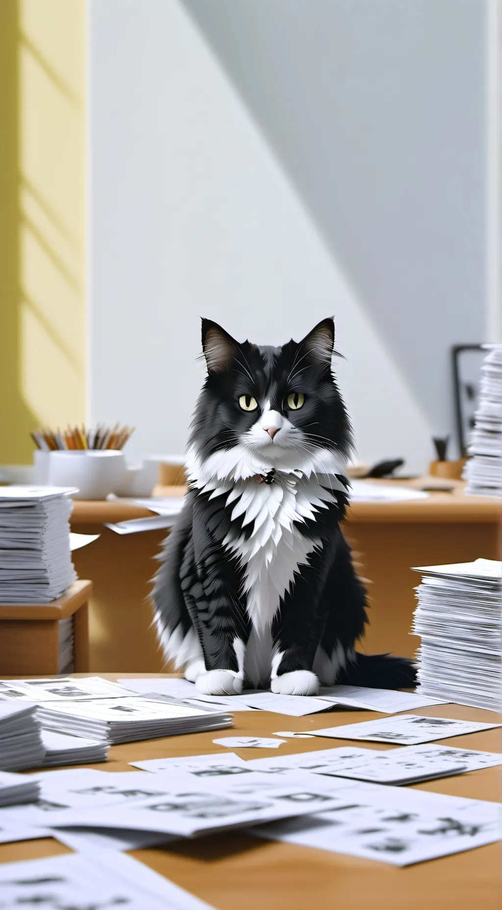 ai character: Cat Darien background