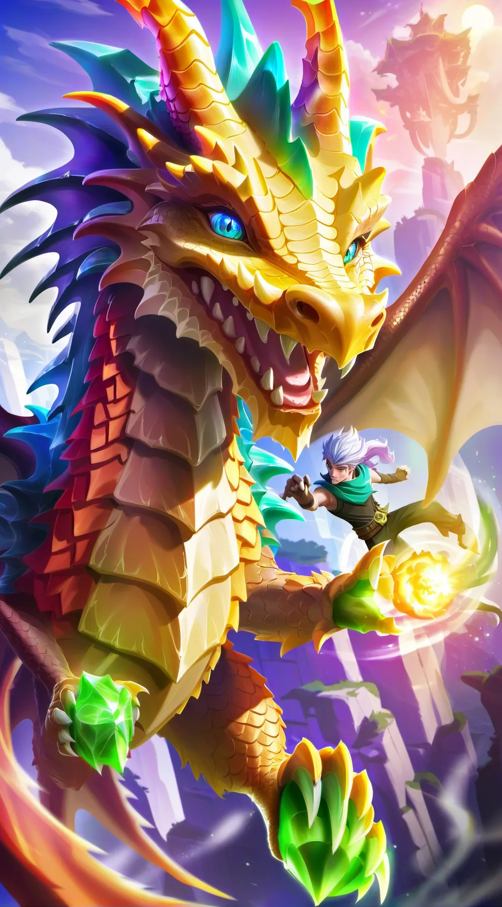 ai character: Scale background