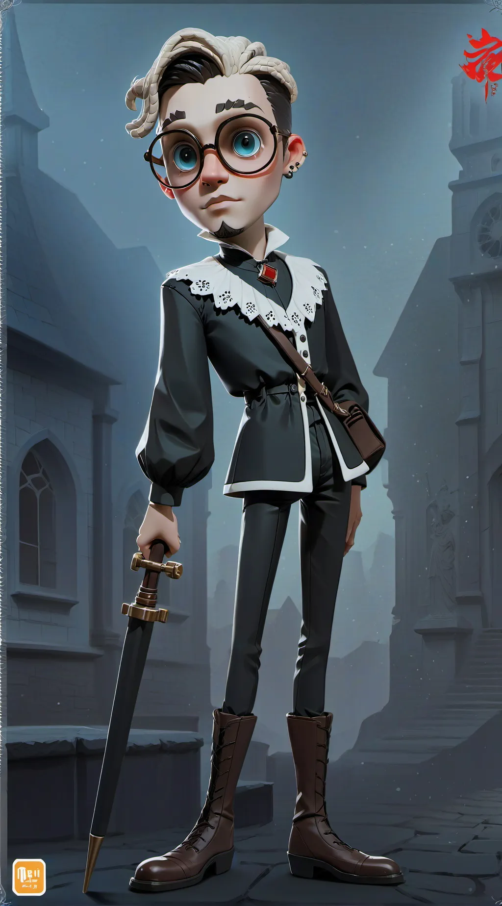 ai character: Гарри  background