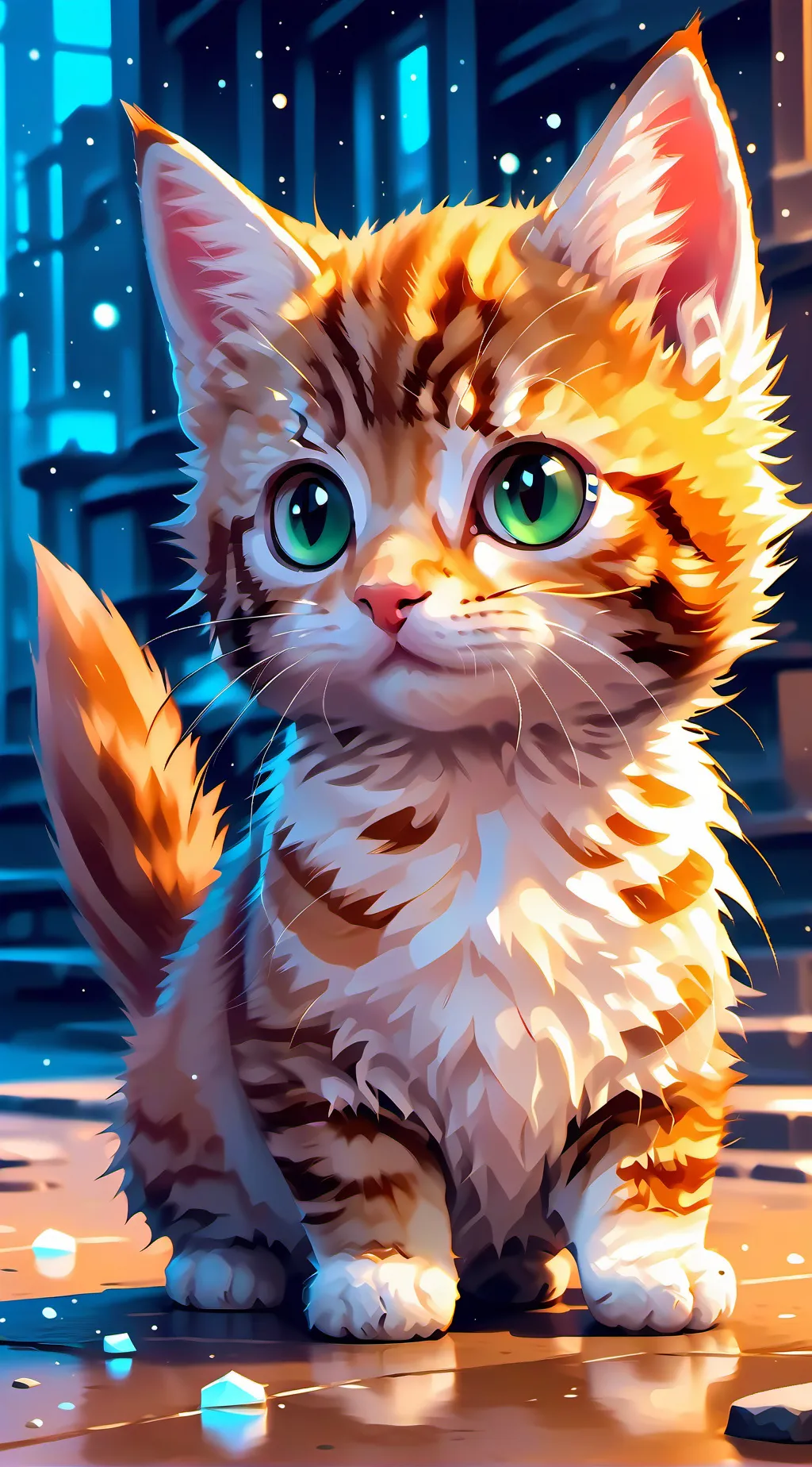 ai character: copyCAT background