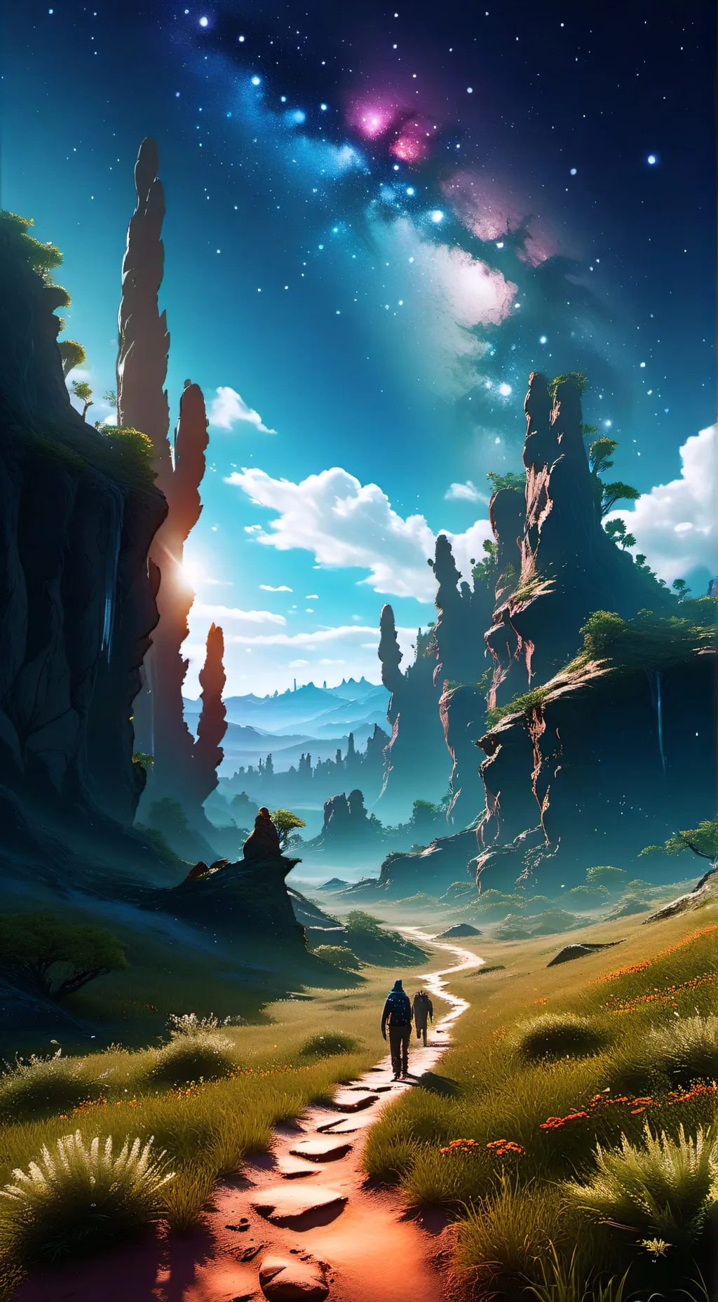 ai character: DW hike background