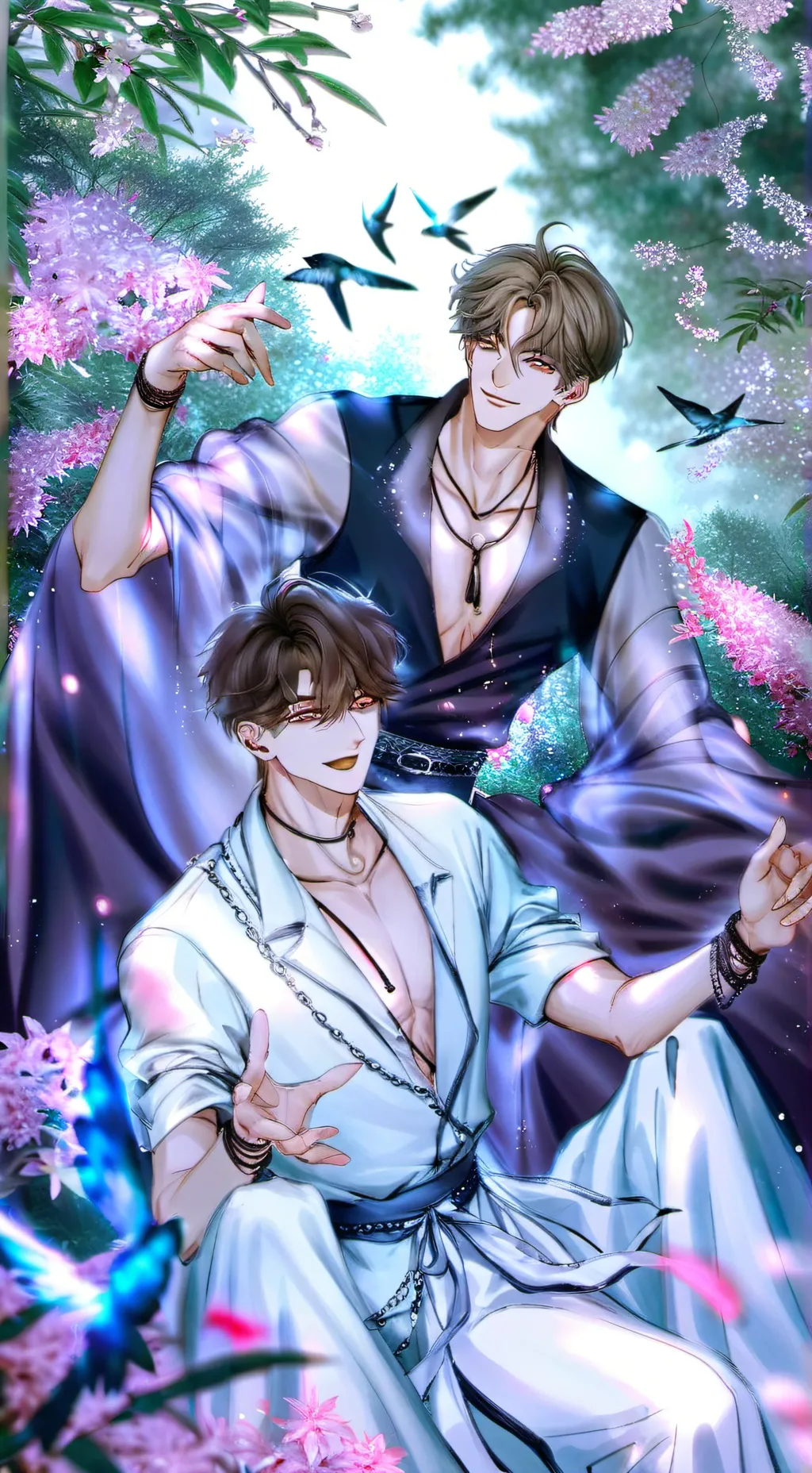 ai character: Tu  novio background