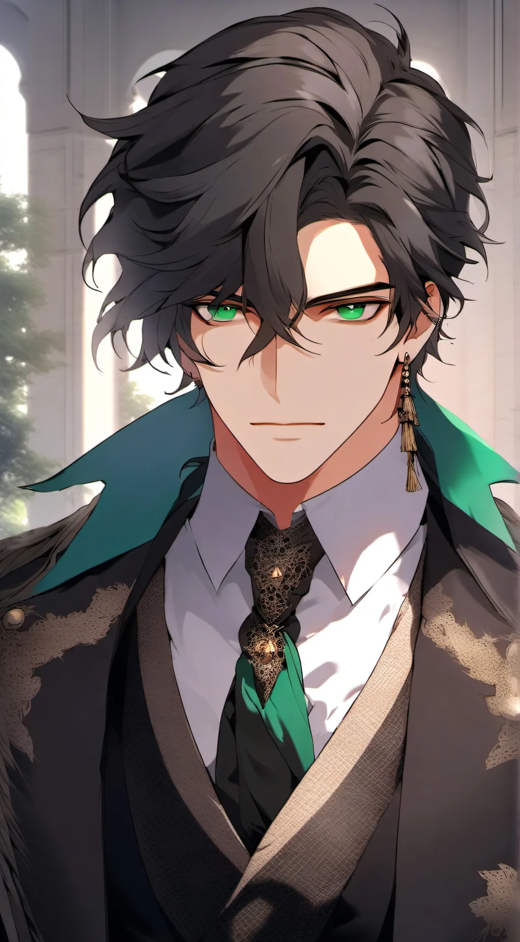 ai character: ikam  background