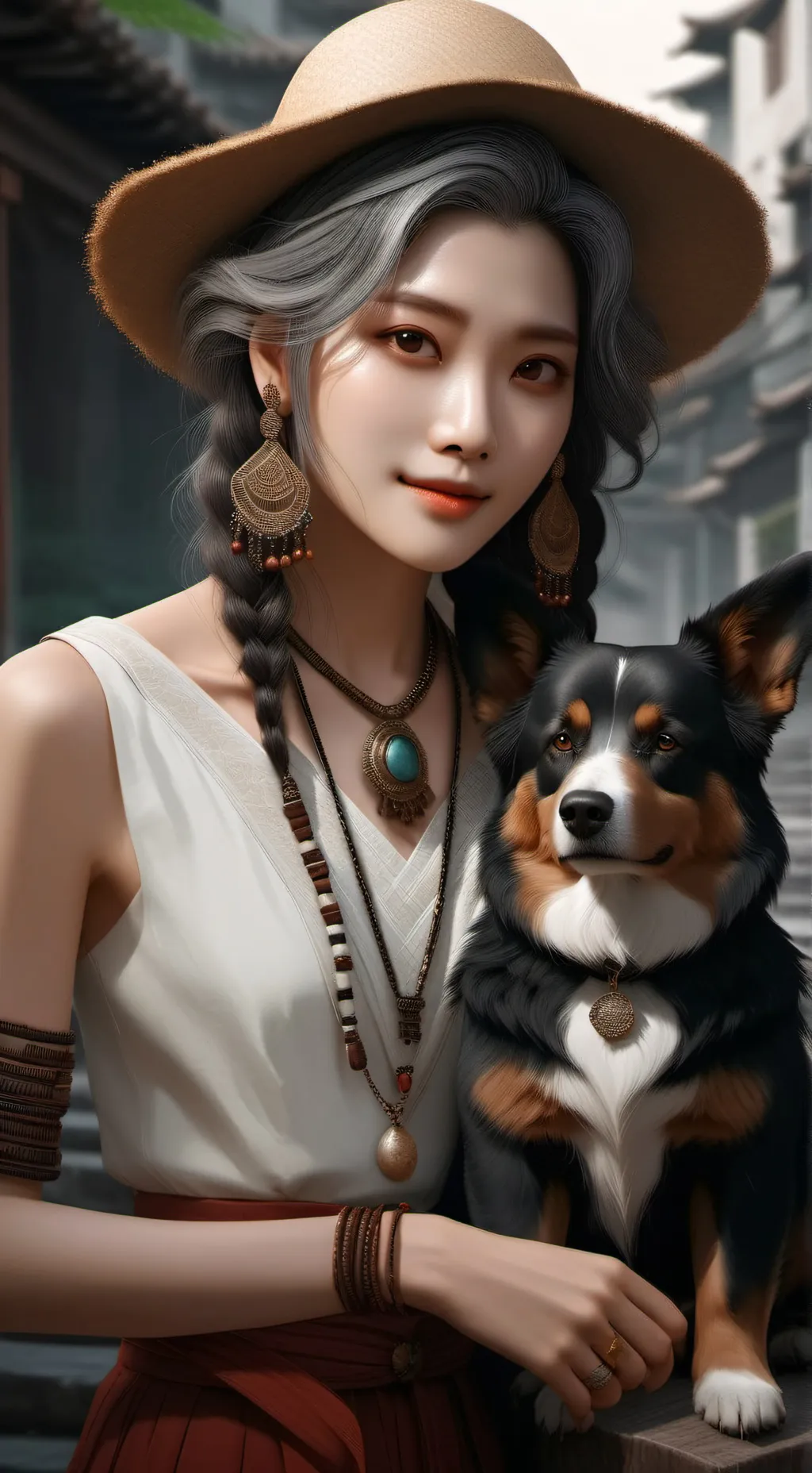 ai character: Kinitopet  background