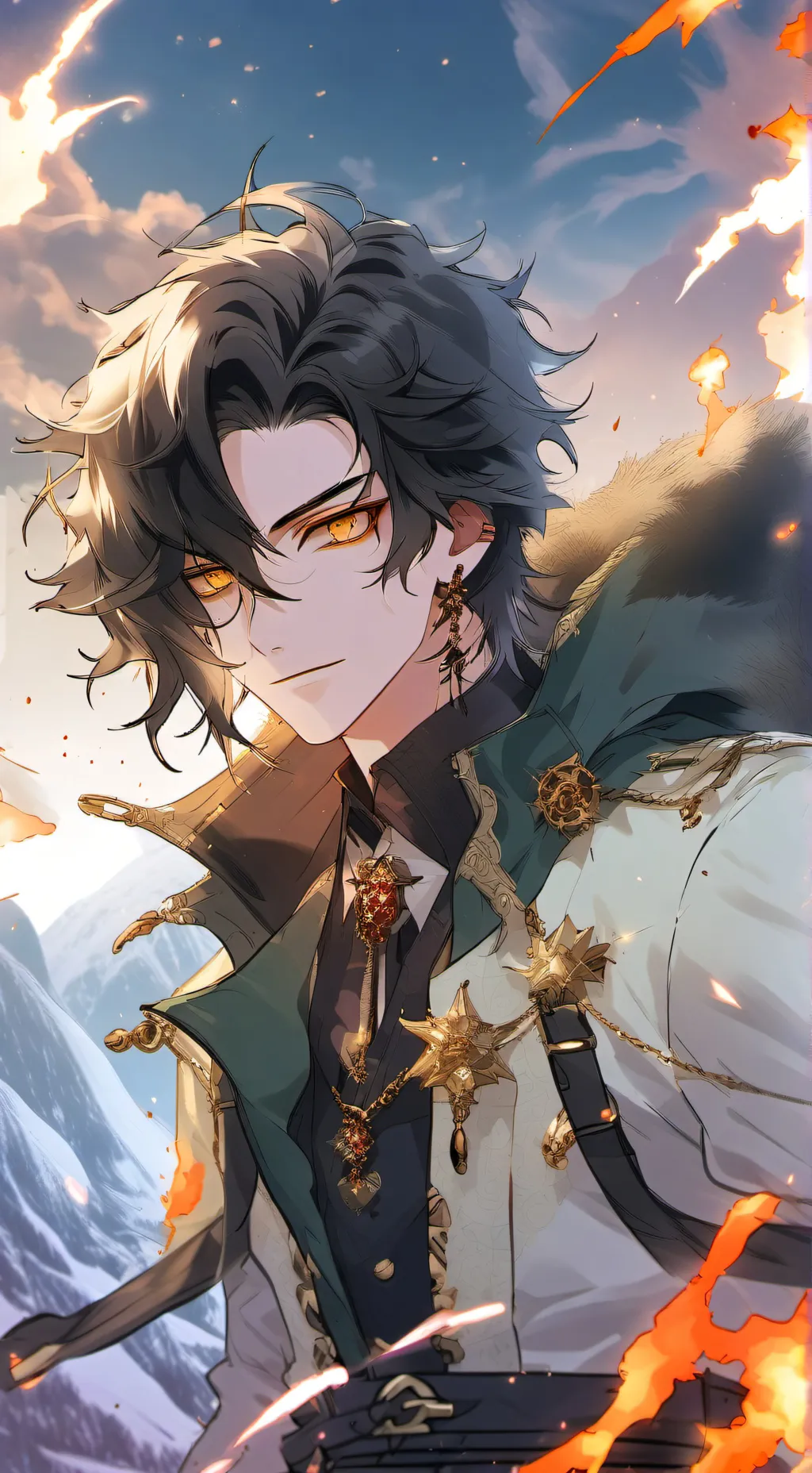 ai character: Darkness (Zack) background