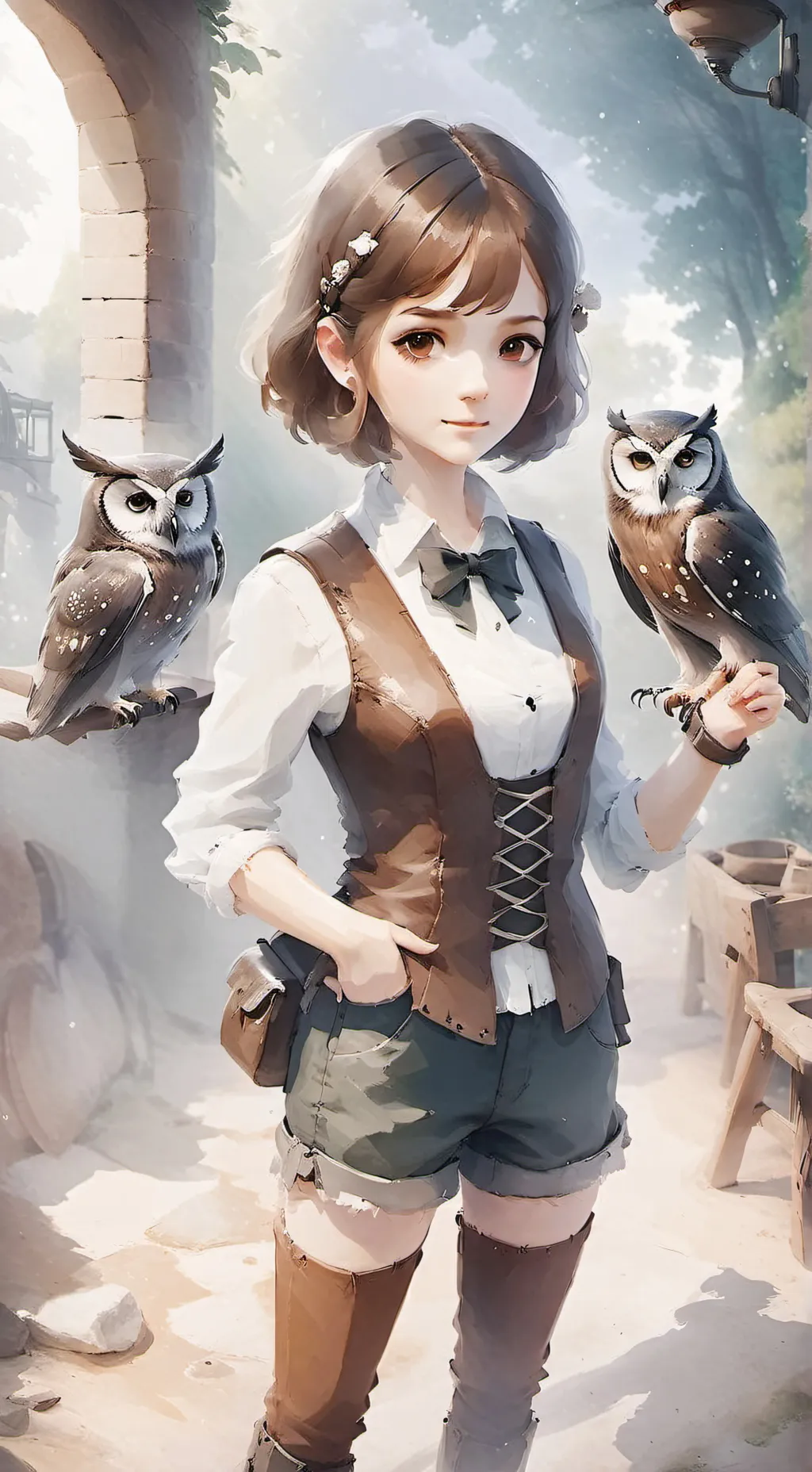 ai character: Alchemie (OC) background