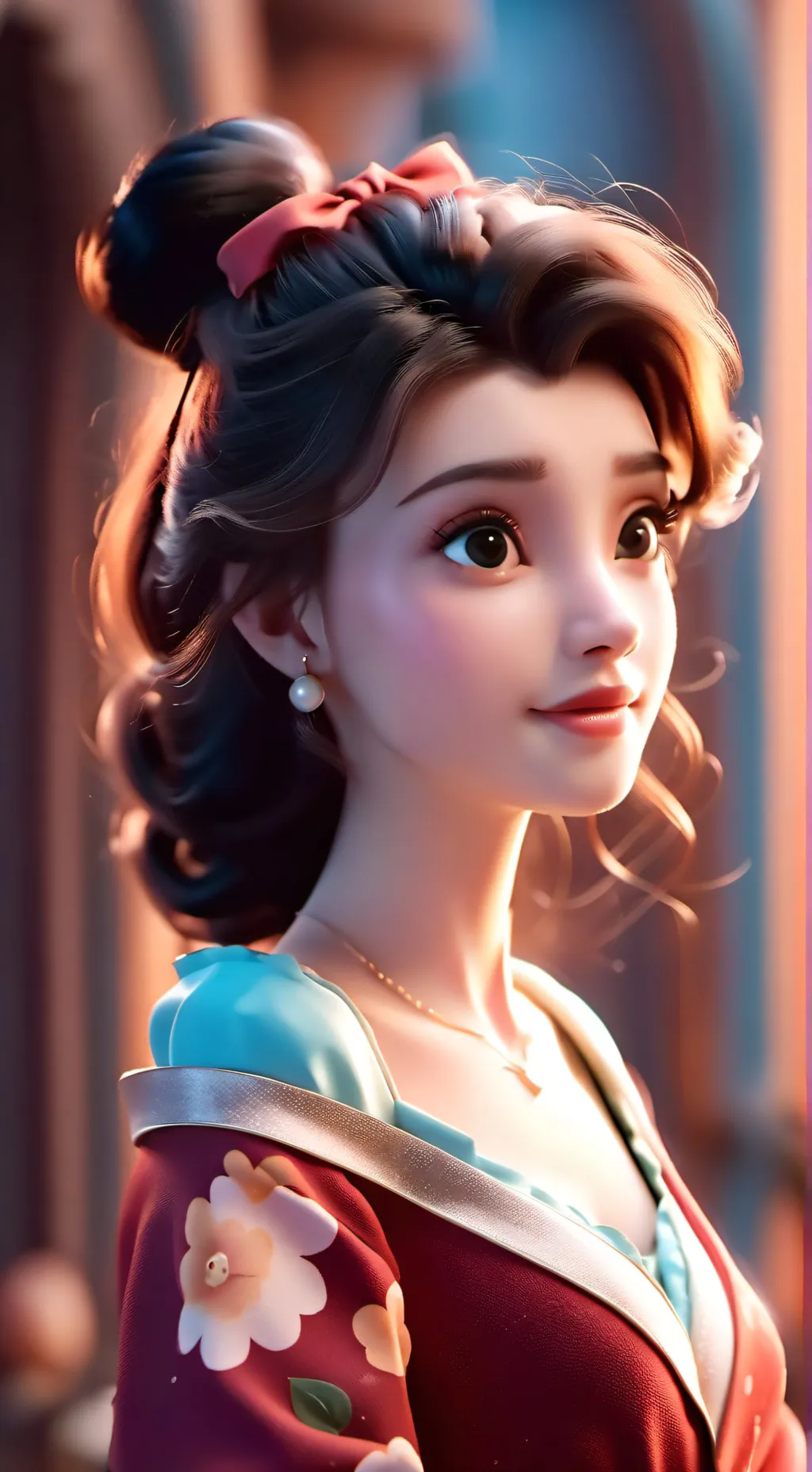 ai character: Mina background