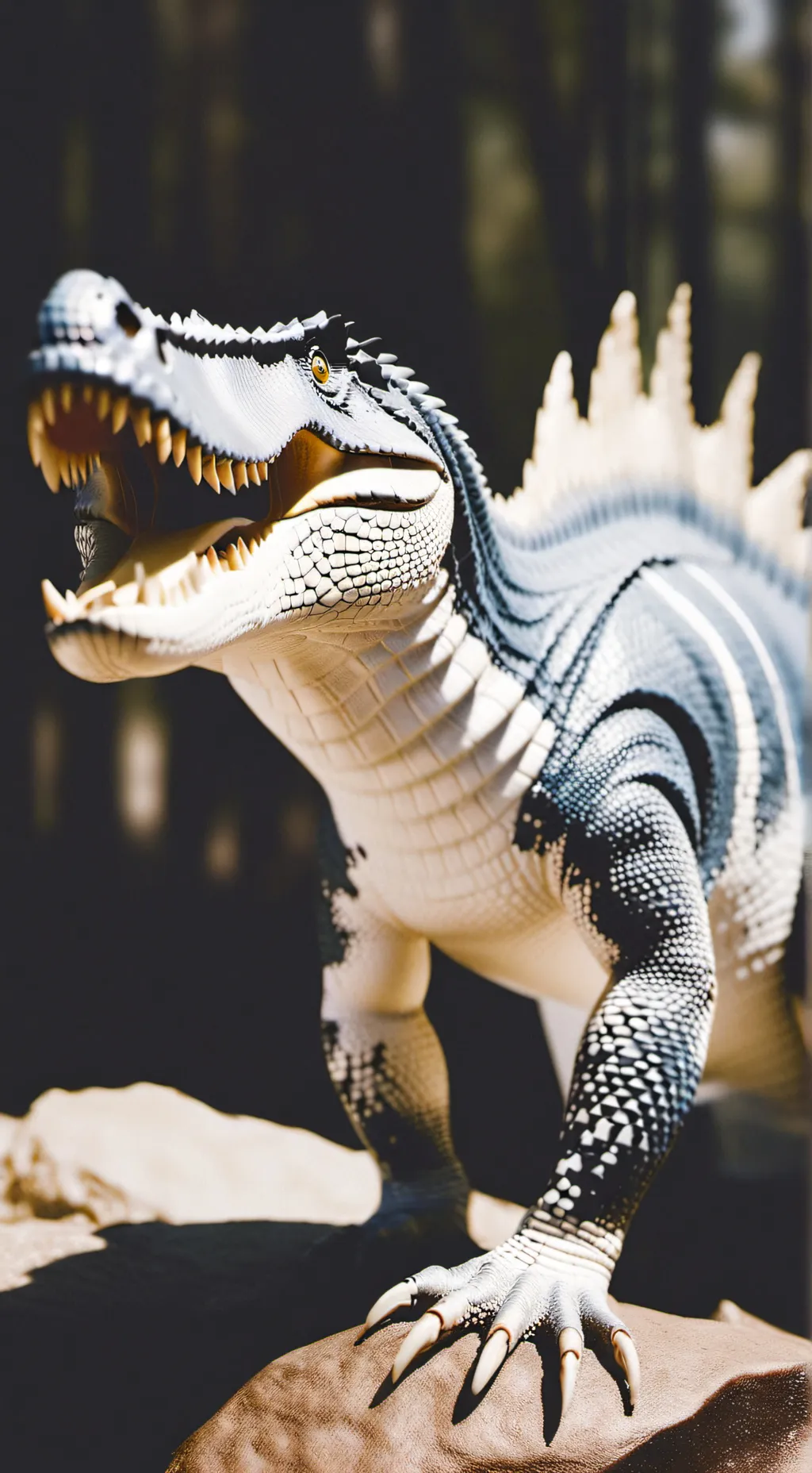 ai character: spinosaurus  background