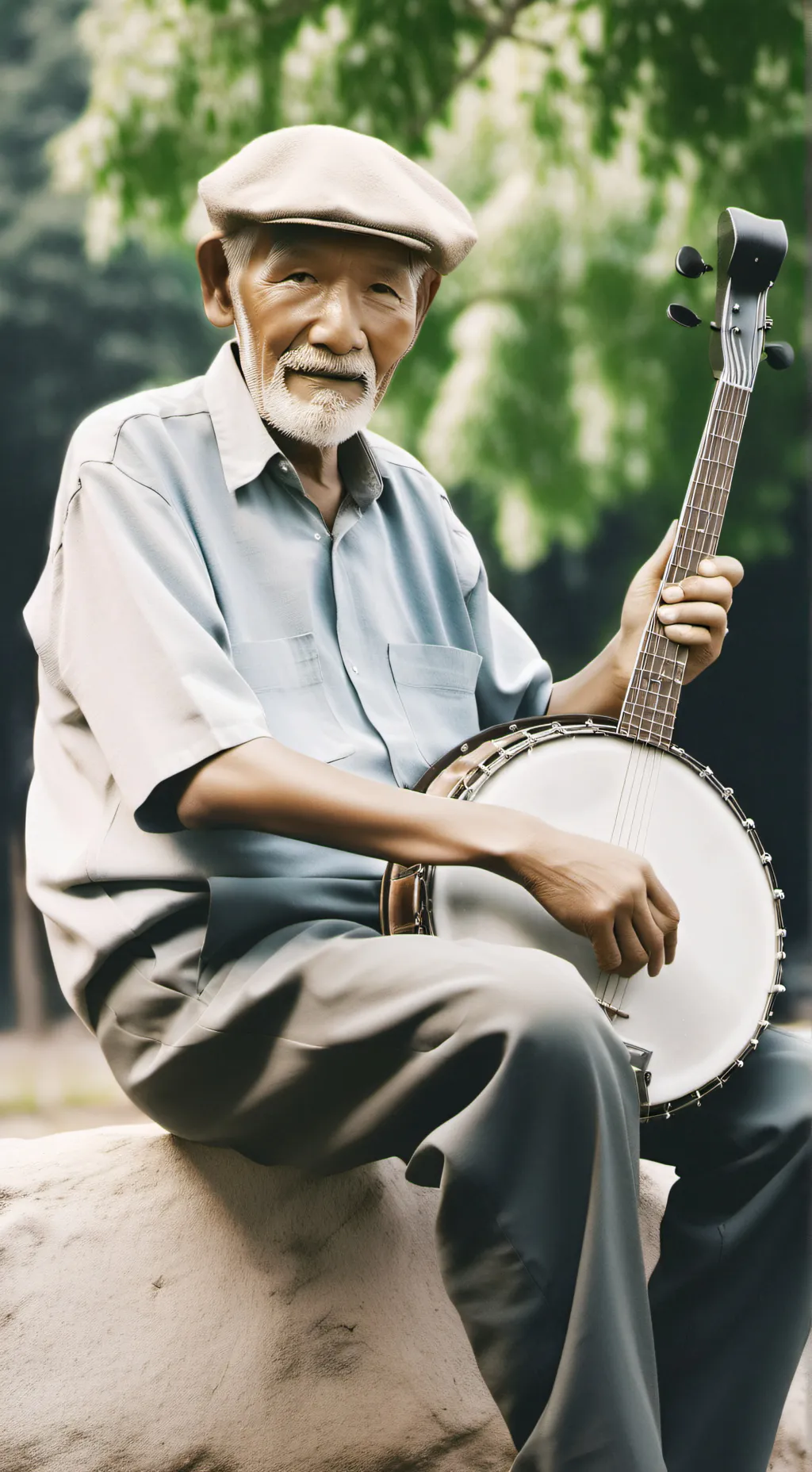 ai character: Old Man, Joe. background