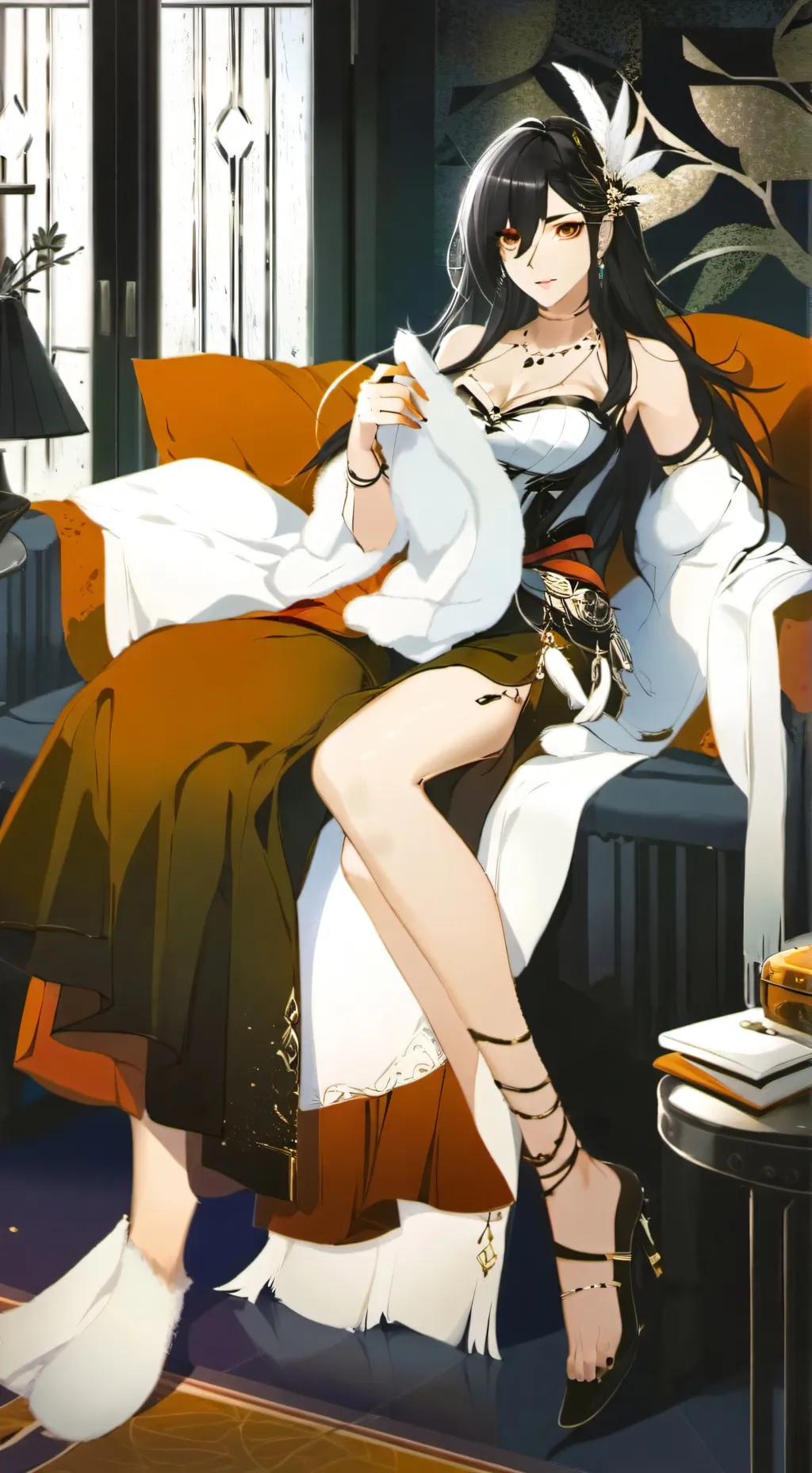 ai character: Esta background