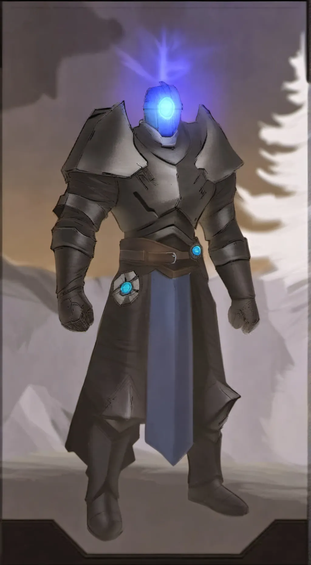 ai character: TITANLIGHTMAN background