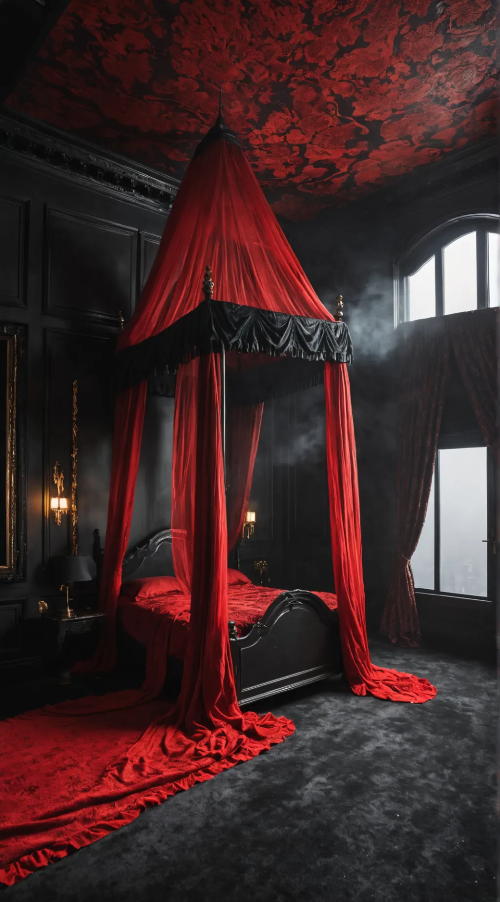 ai character: HP sleepover background