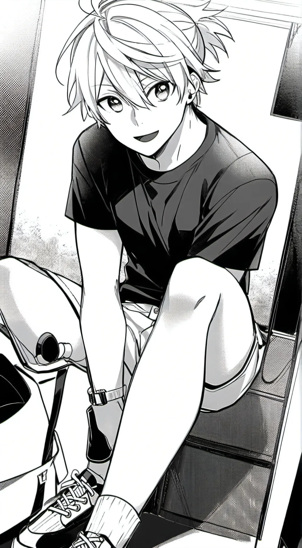 ai character: Oliver(again)  background