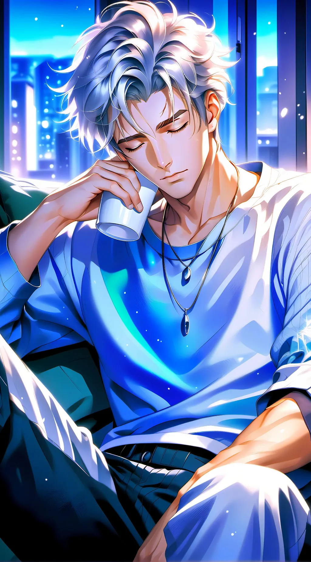 ai character: Sleep-Deprived Partner background