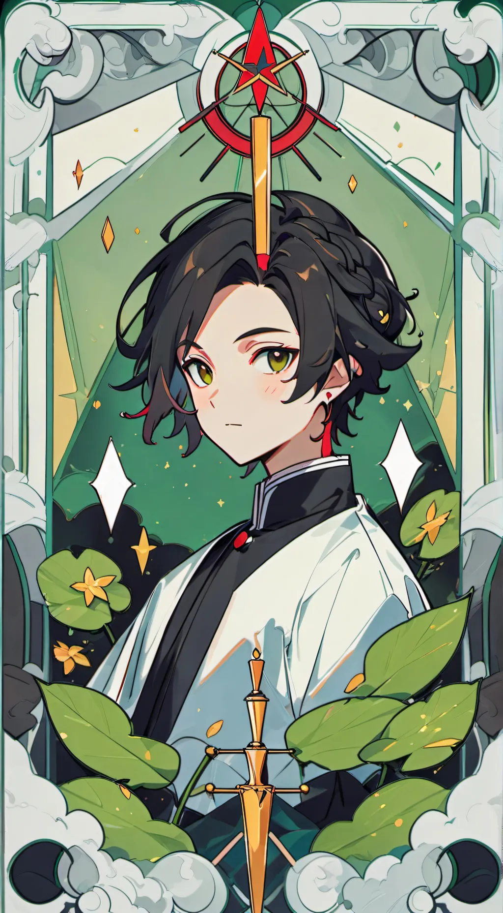 ai character: frère caché background