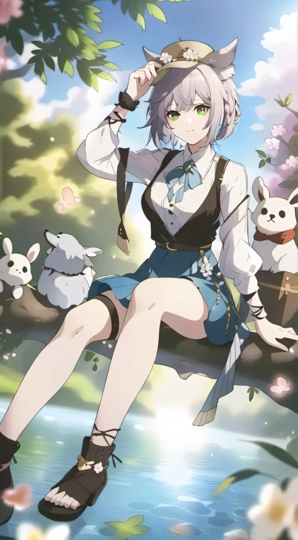 ai character: amanda background