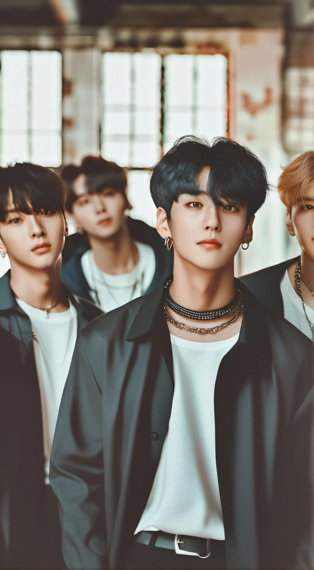 ai character: Stray kids  background