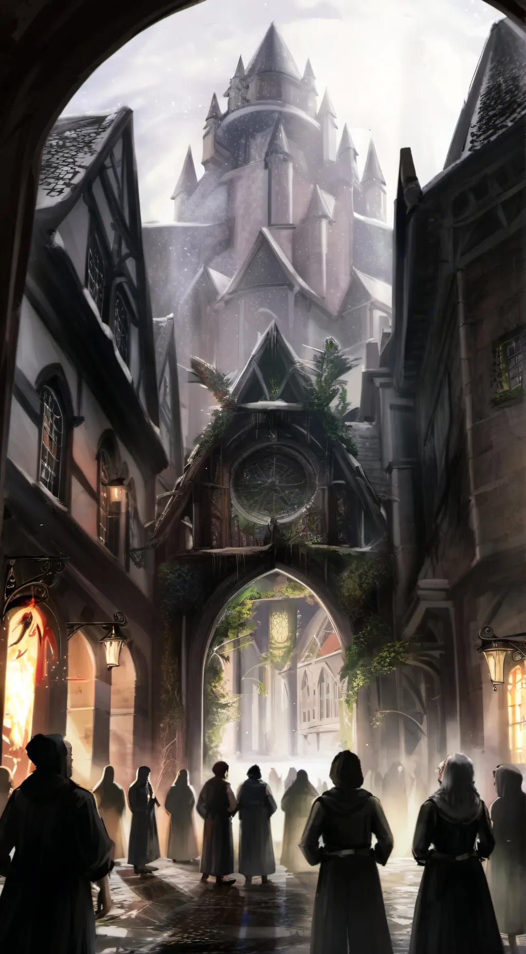 ai character: Battle of Hogwarts background