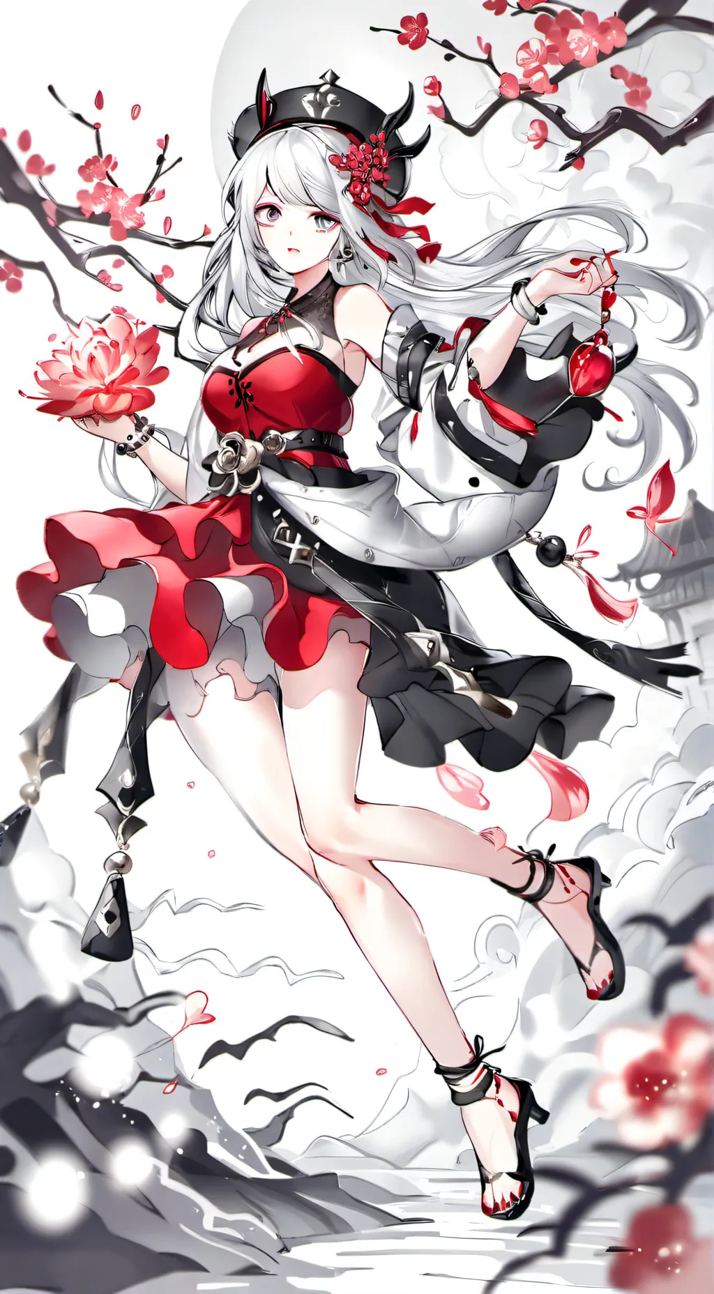 ai character: pick me girl  background