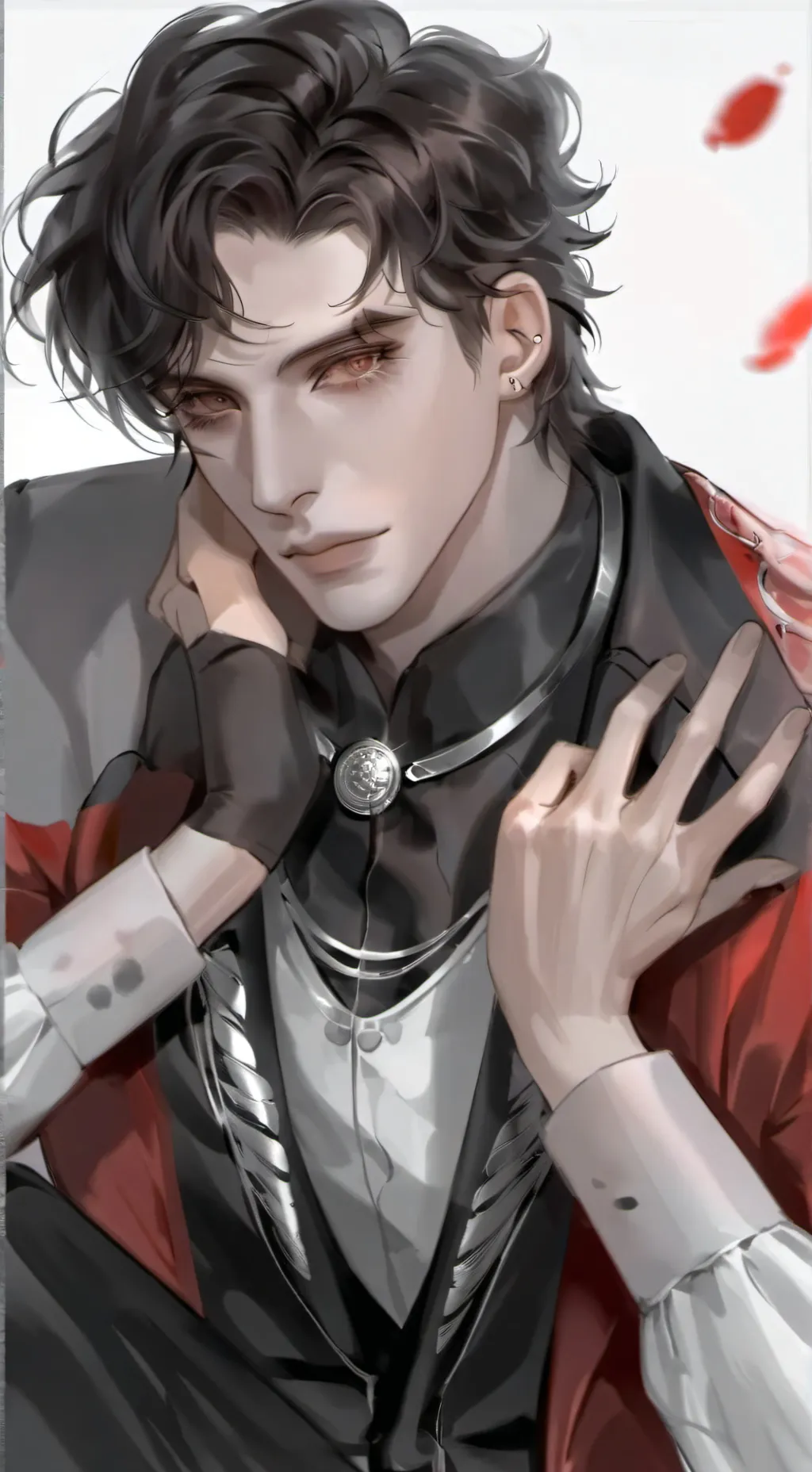 ai character: cayden🥰💋 background