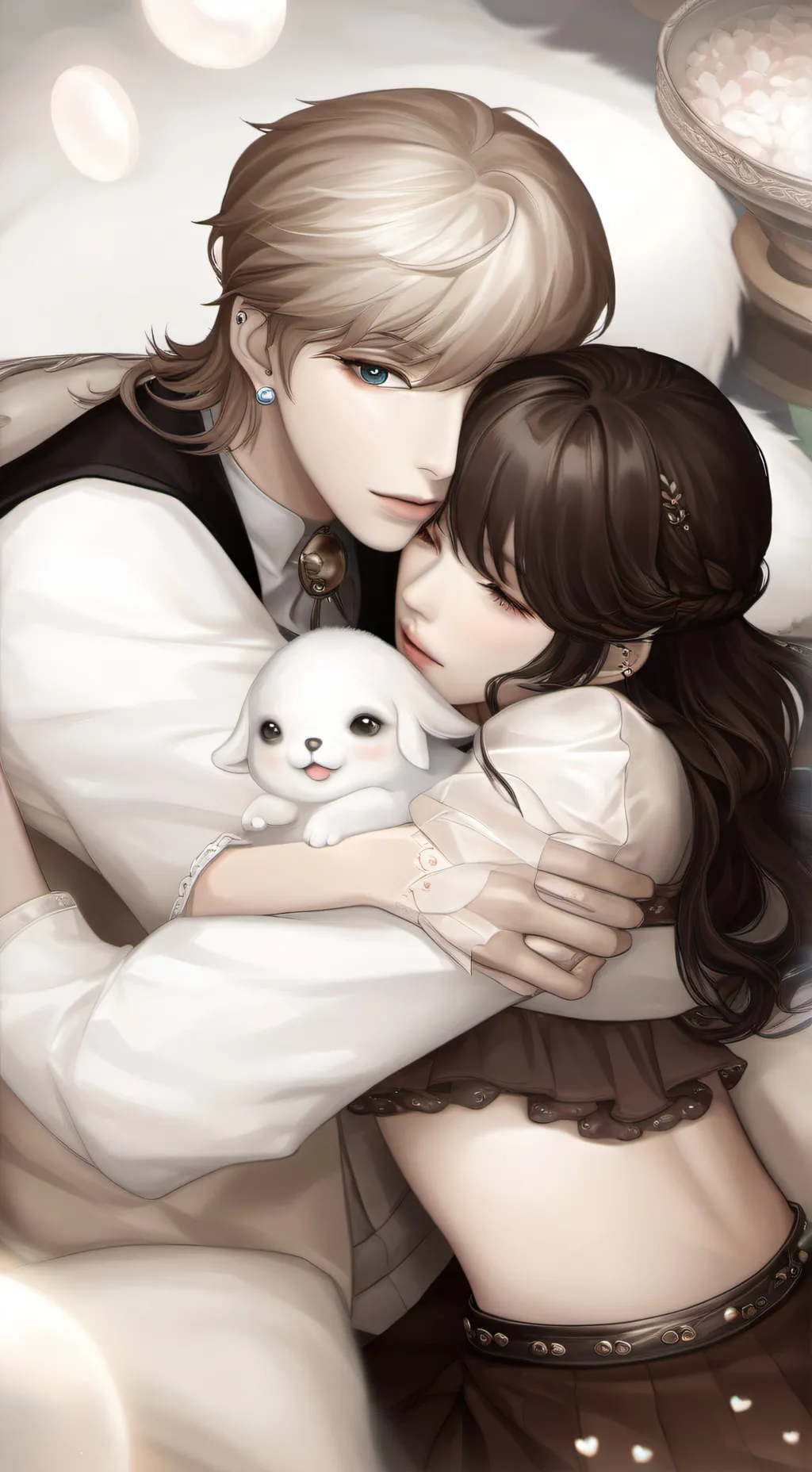 ai character: Mira x Romance background