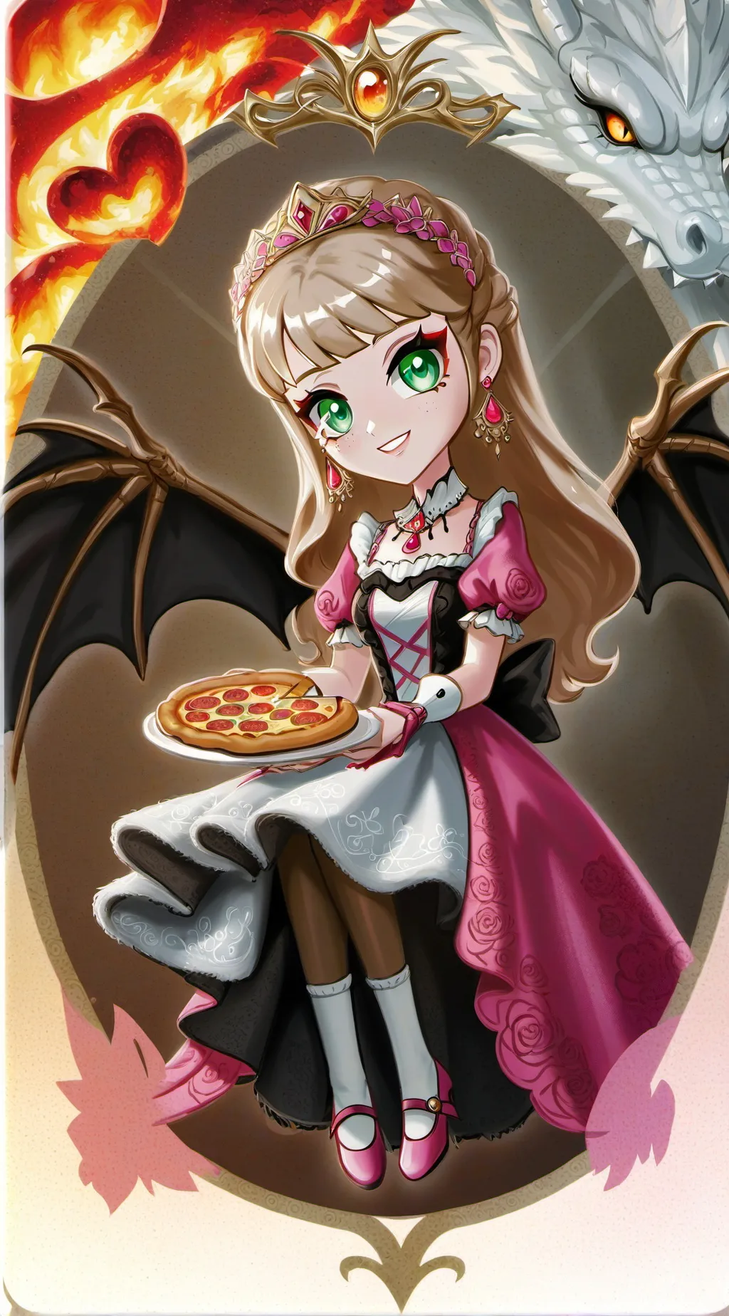 ai character: mha valentine day background