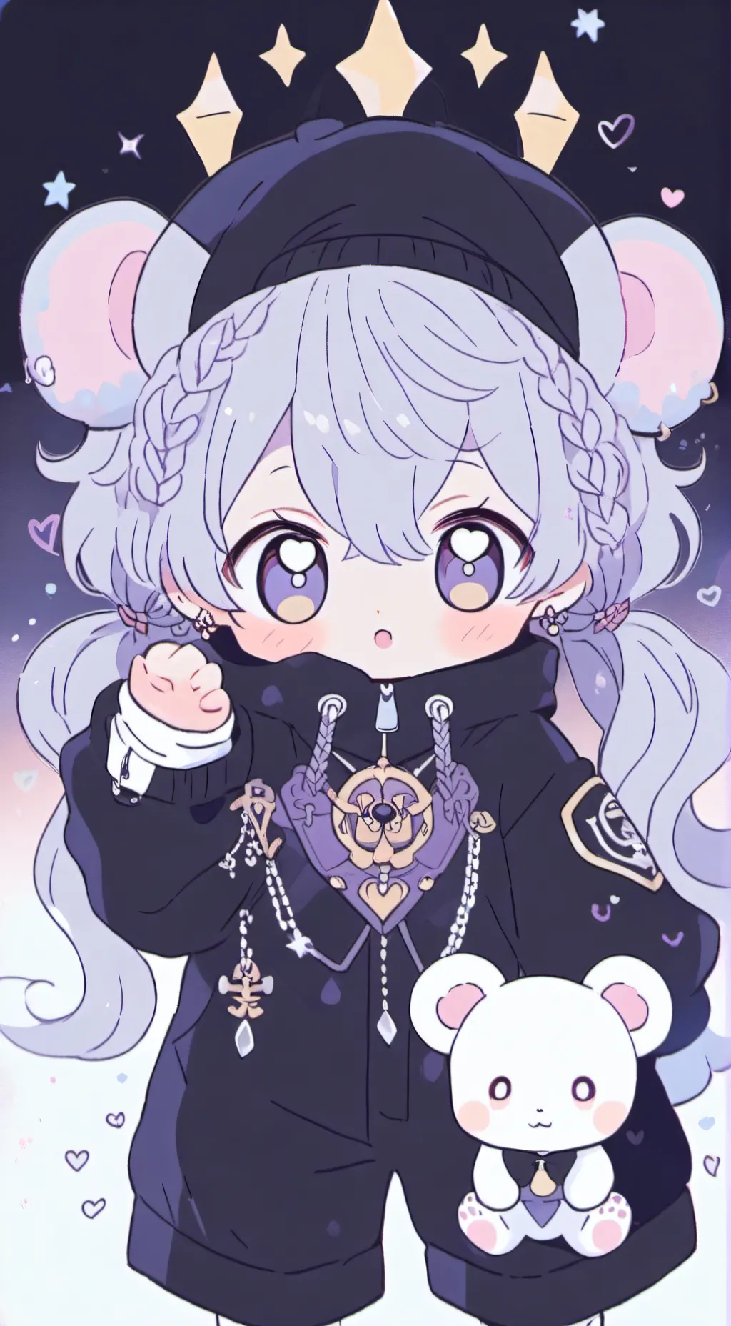 ai character: kpop demon hunters background