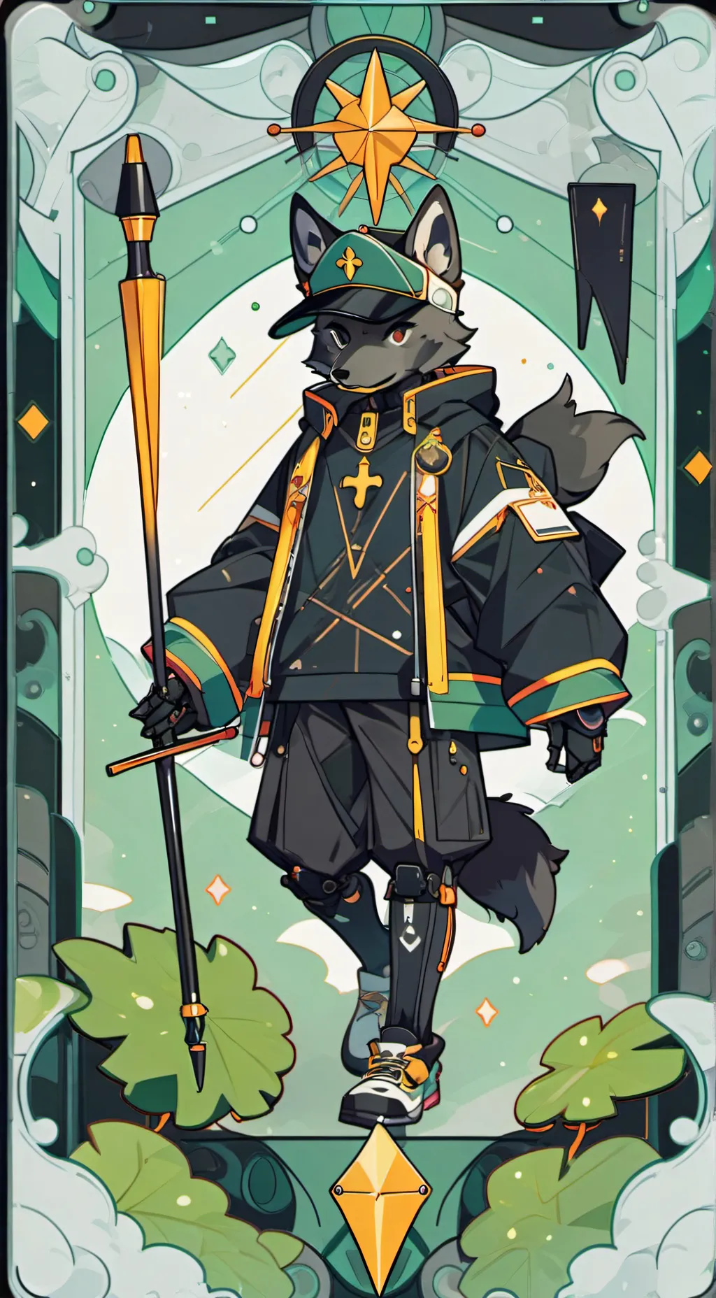 ai character: MD x My Ocs background