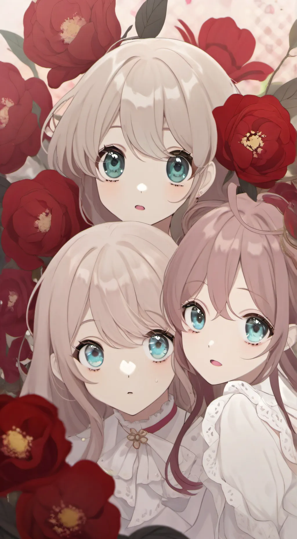 ai character: All girl school  background