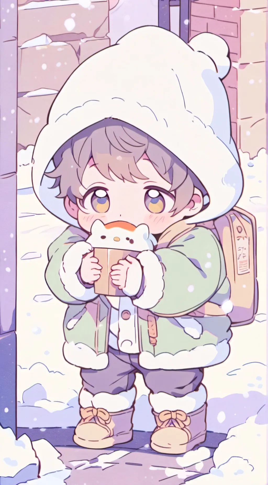 ai character: poor baby background