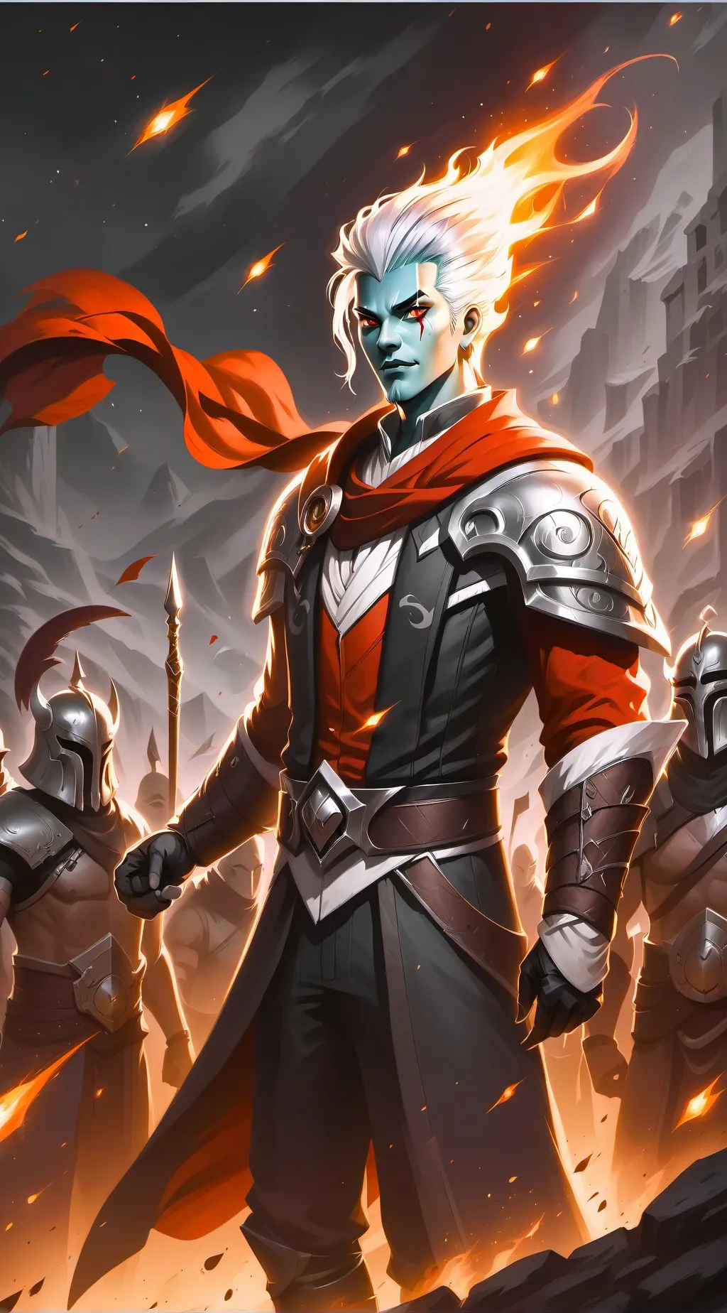 ai character: Rebel boss Kaezu background